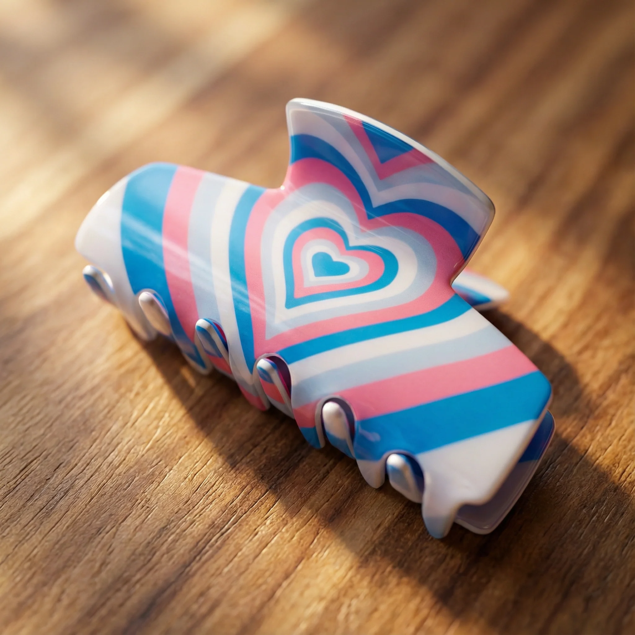 Hair Clip Gift Box | Groovy 70s Hair Claw Clips Set of 5 - Image 5