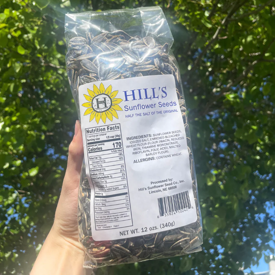 Half Salt Sunflower Seeds | Pack of 6 | 12 oz | Hill's Sunflower Seeds - Image 5