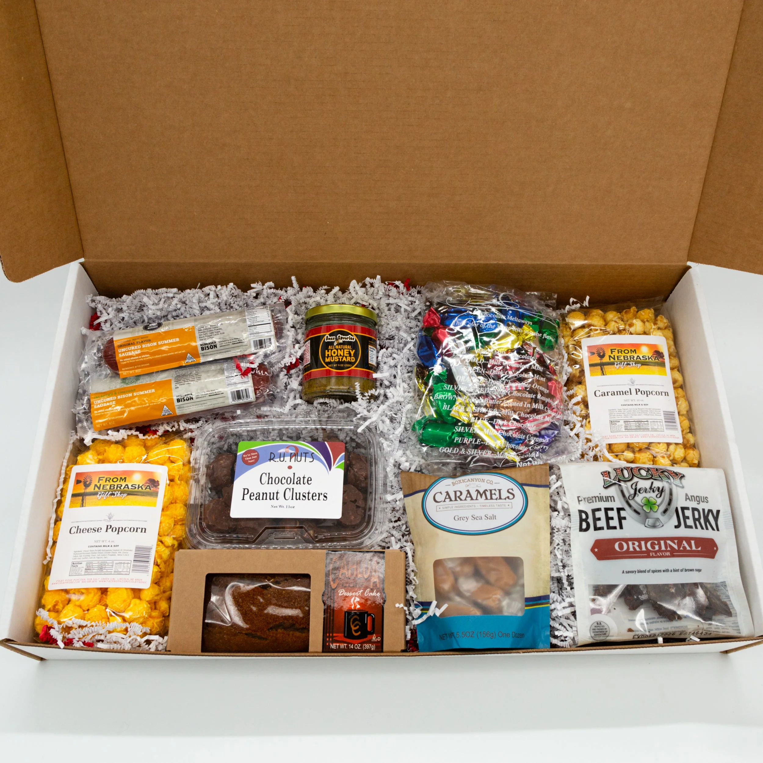 Halftime Treats and Snacks Gift Box | Shipping Included | From Nebraska Gift Shop