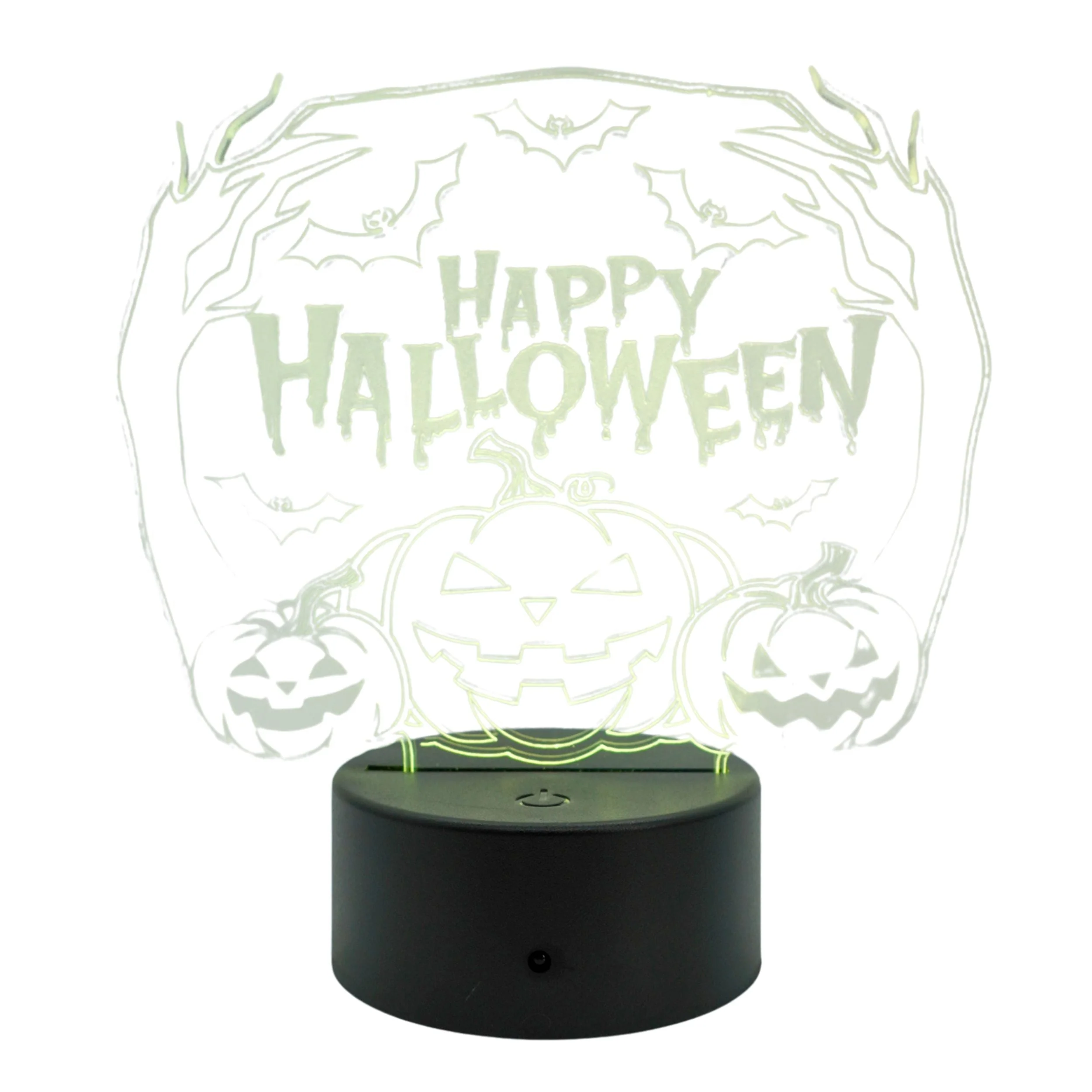 Halloween Theme LED Lighted Plaque | Multiple Sayings | Glowing Creation - Image 2