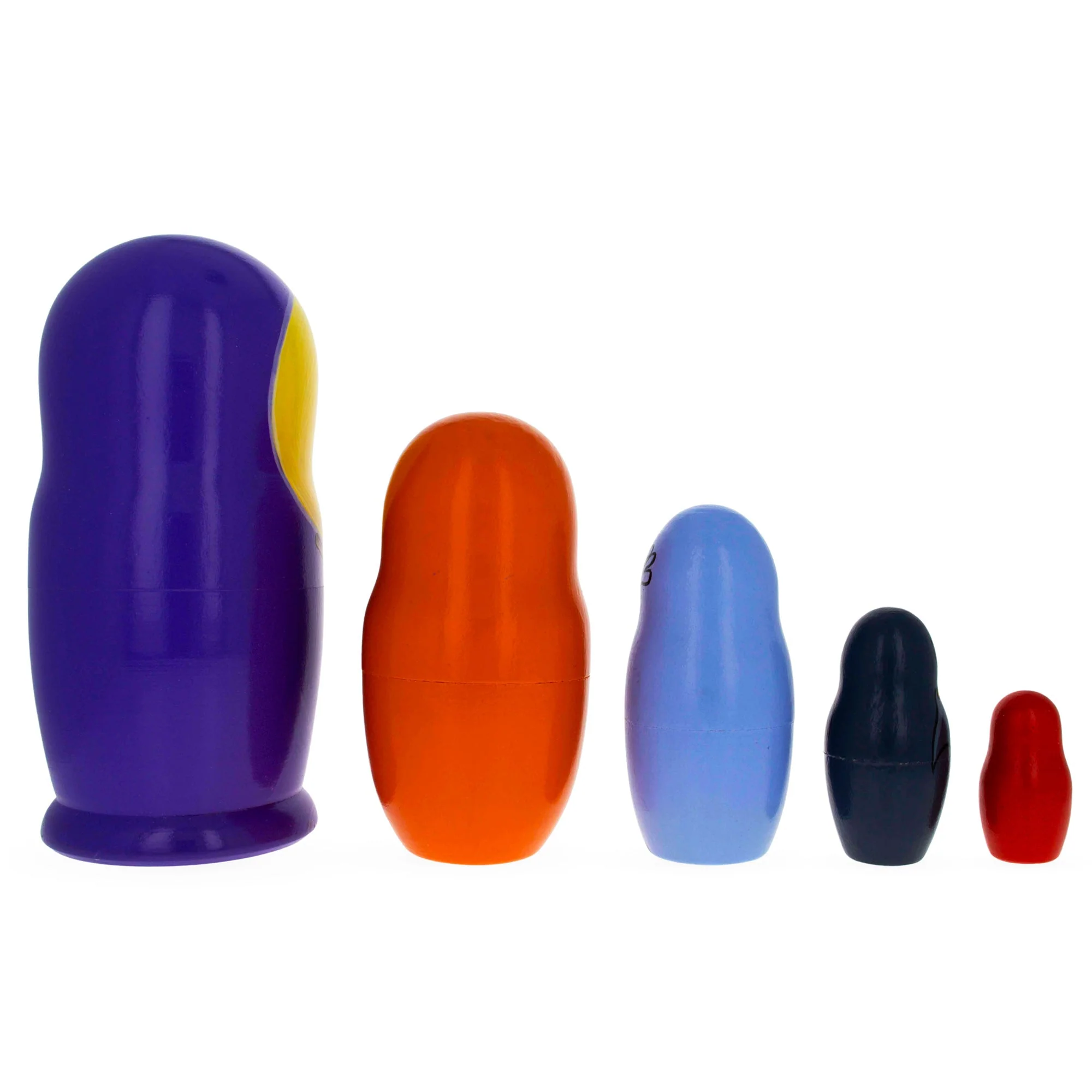 Halloween Wooden Nesting Dolls 5.75 Inches - Image 4