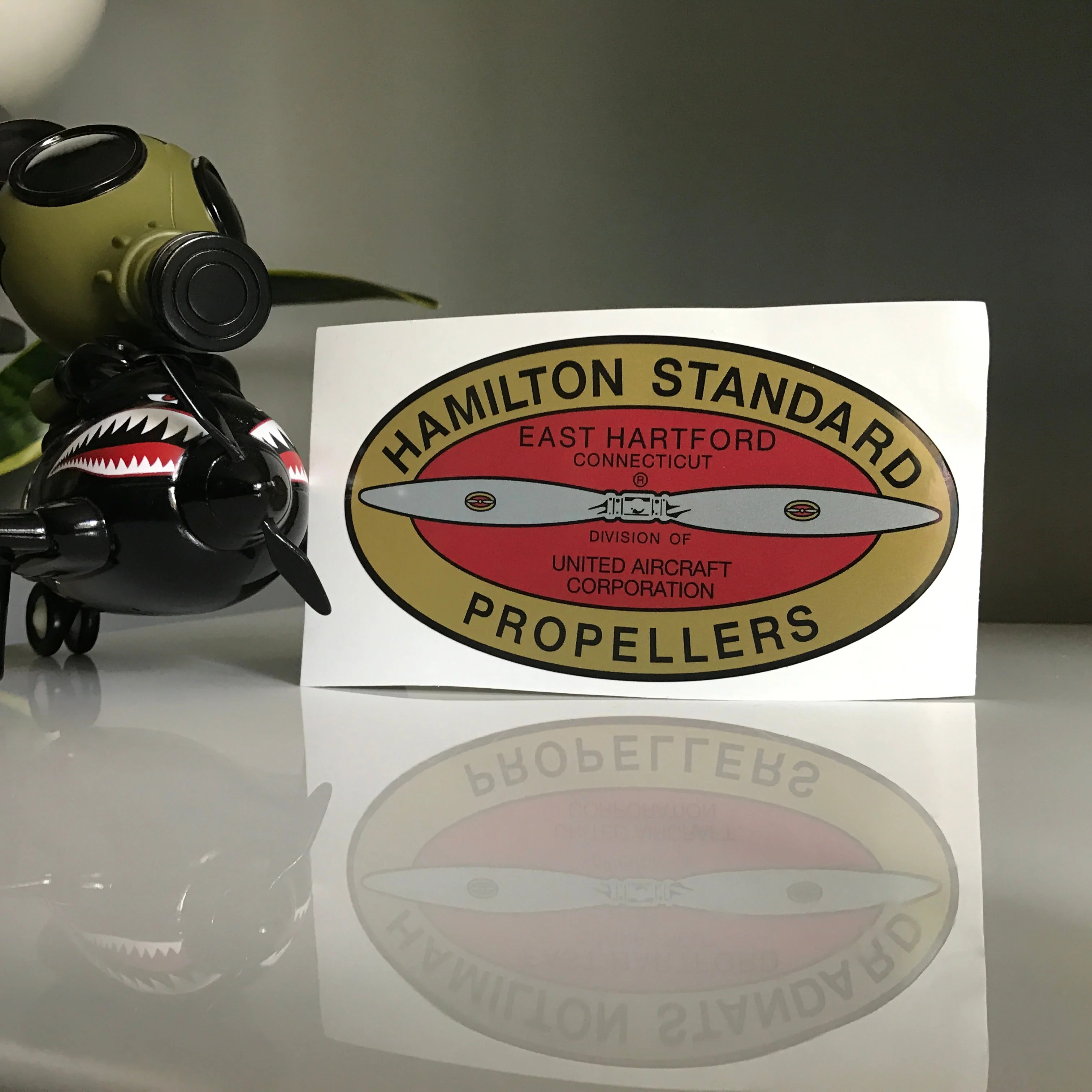 Hamilton Standard East Hartford 1932-1952 WWII Airplane Propeller Replacement Decal Sticker - Image 2