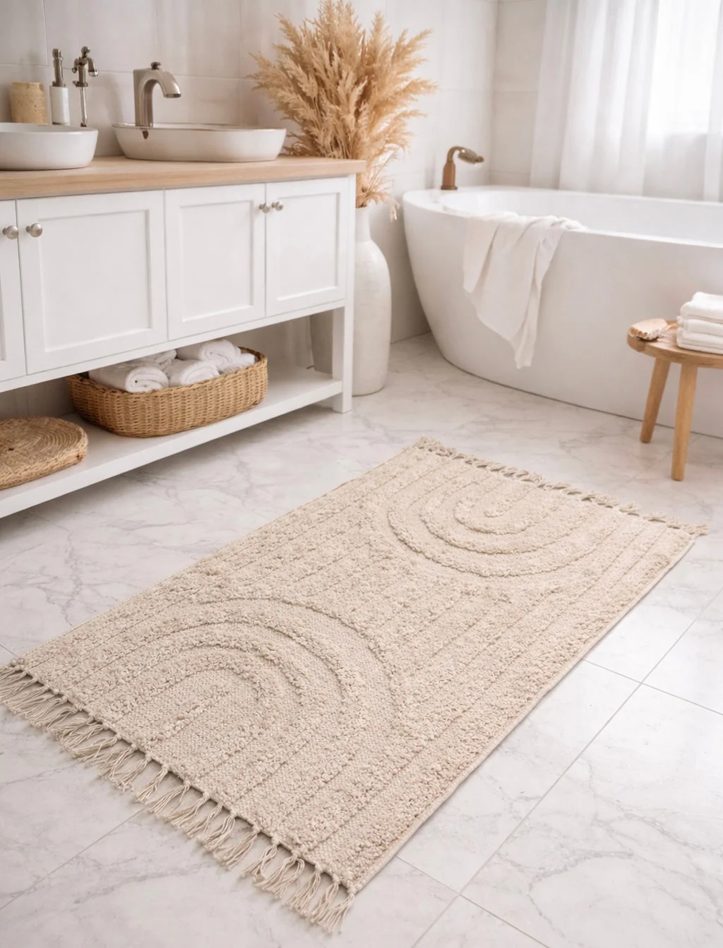 Hana Textured Bath Mat - Image 2