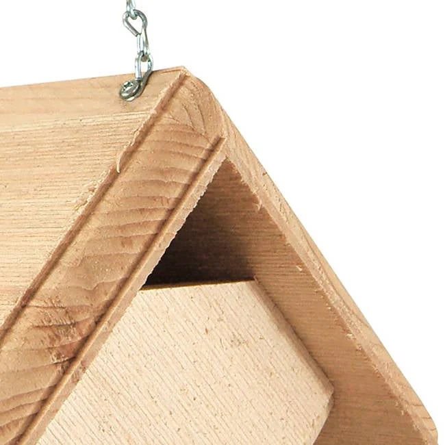 Hand Crafted Pine Wood Hanging Bird House for Carolina Wrens - Made in USA - Image 3