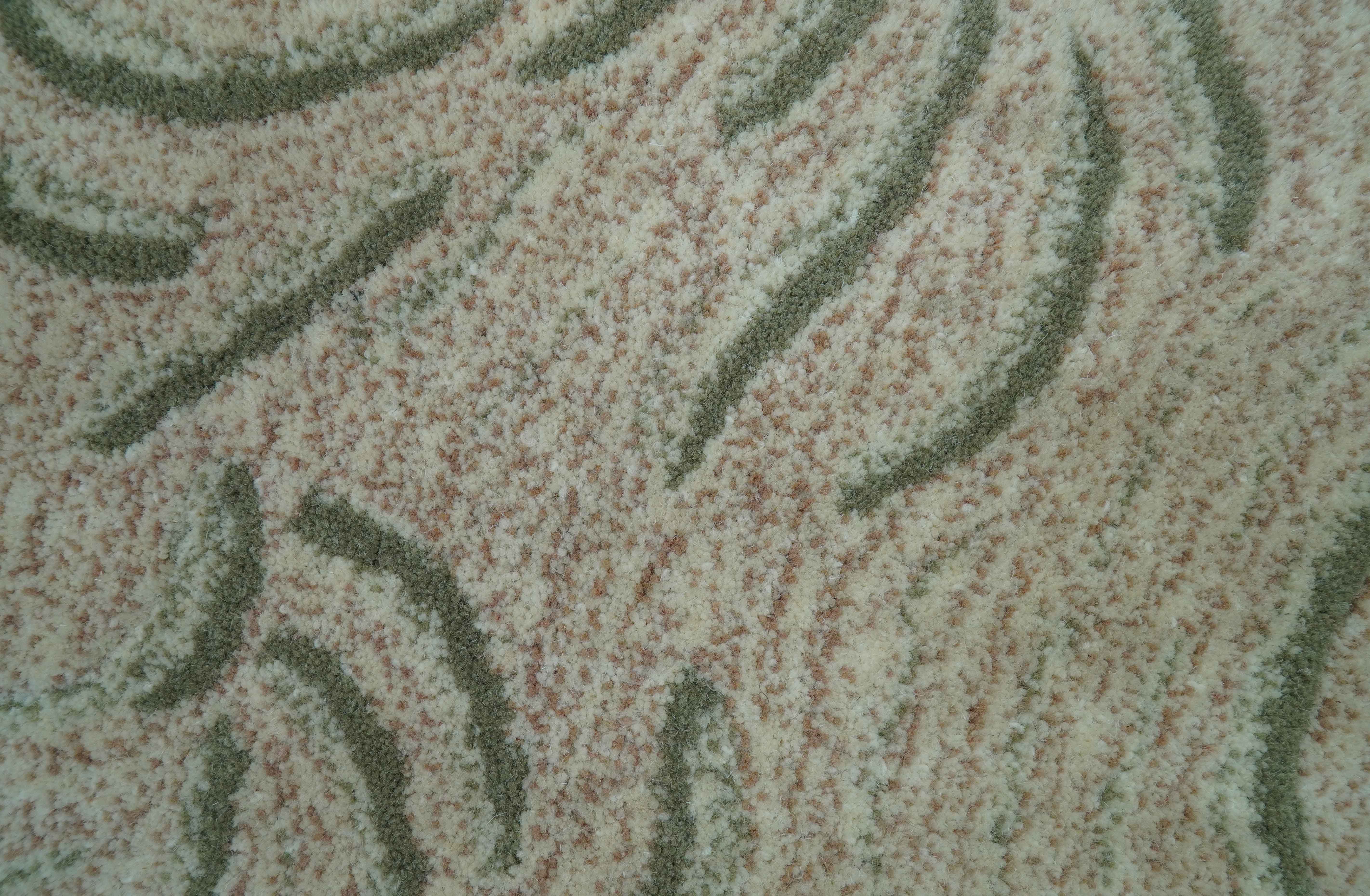 Hand Tufted Beige Animal Tiger 2x3 Wool Area Rug - Image 4