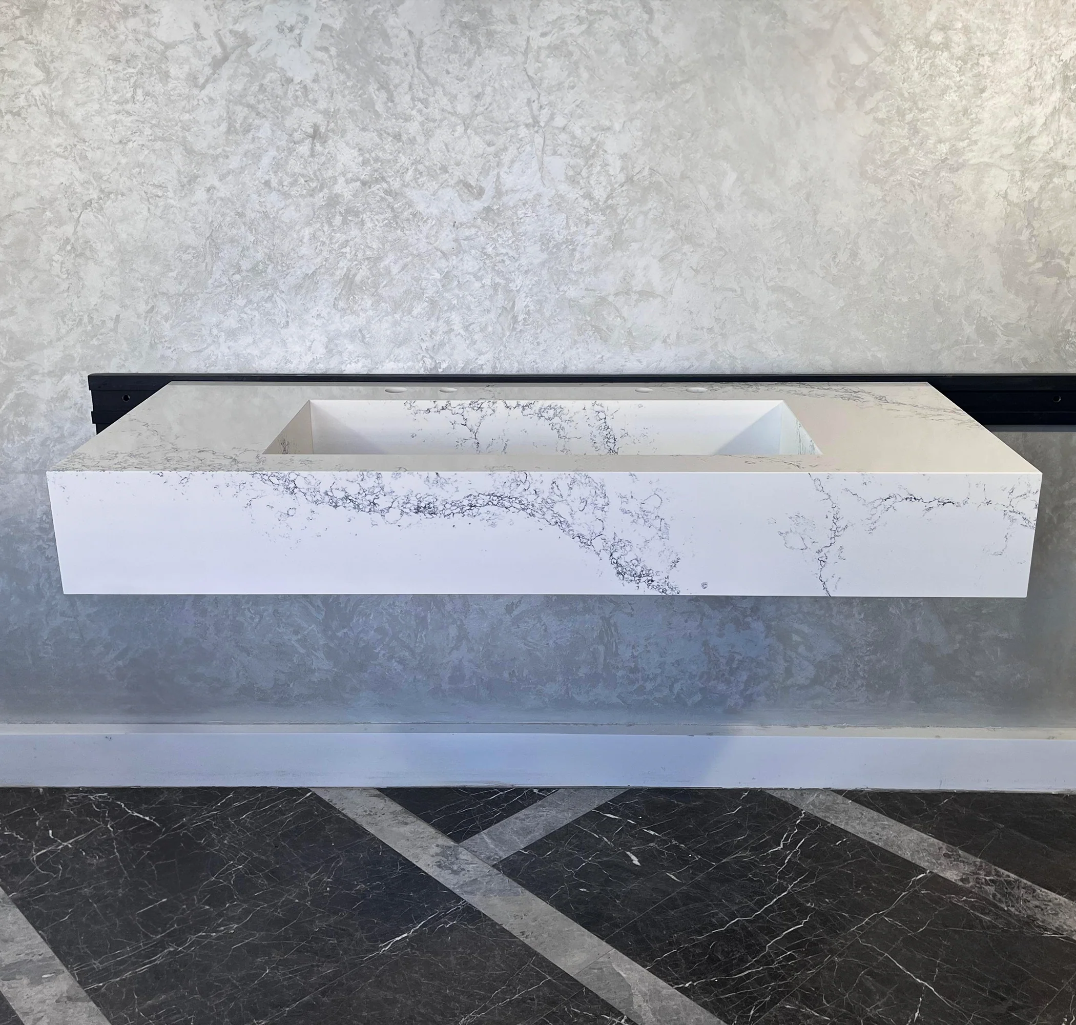 HANDCRAFTED CUSTOM COANTE CALACATTA RIVIERA SINK (QU-099) - Image 3