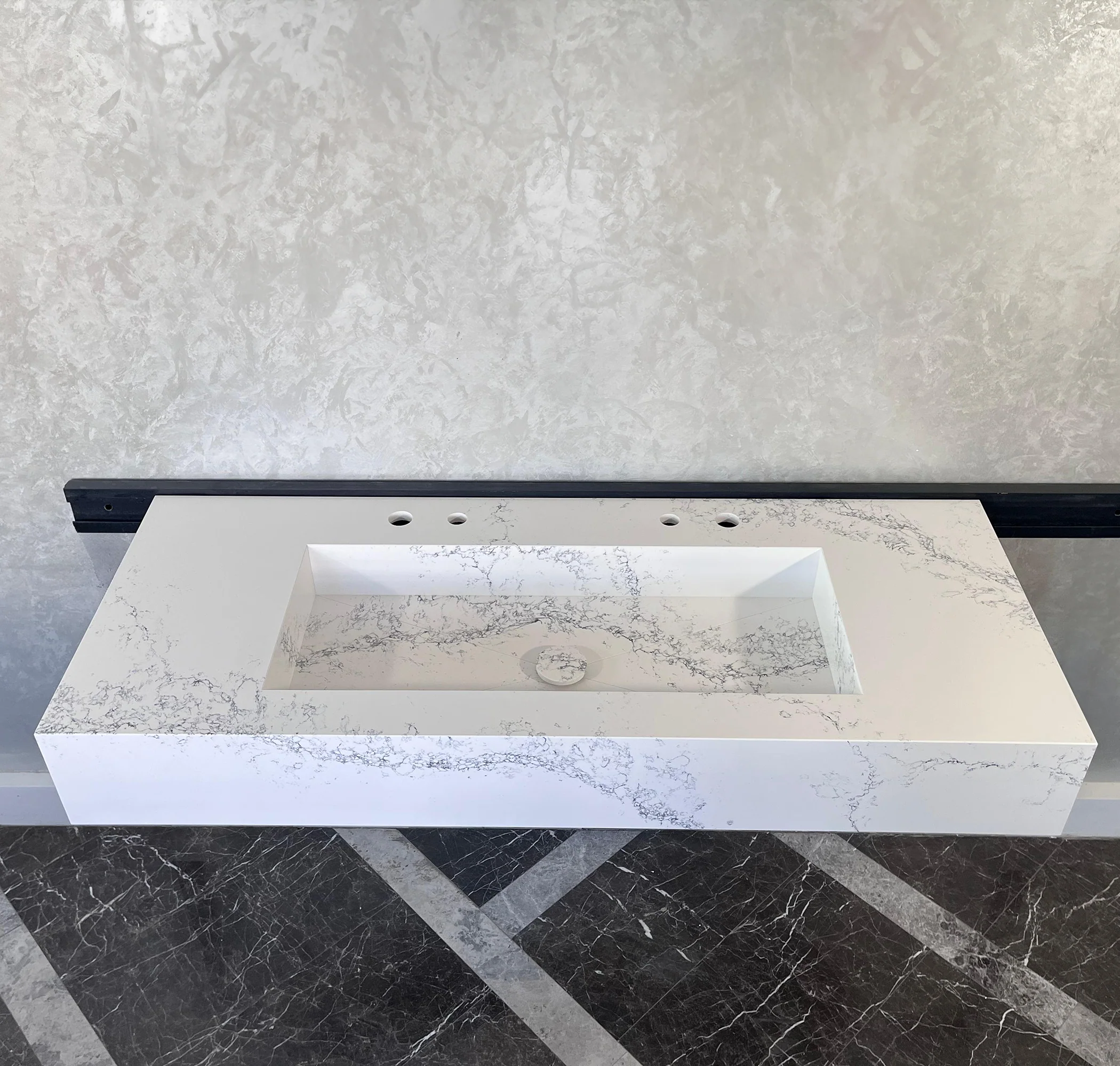HANDCRAFTED CUSTOM COANTE CALACATTA RIVIERA SINK (QU-099) - Image 7