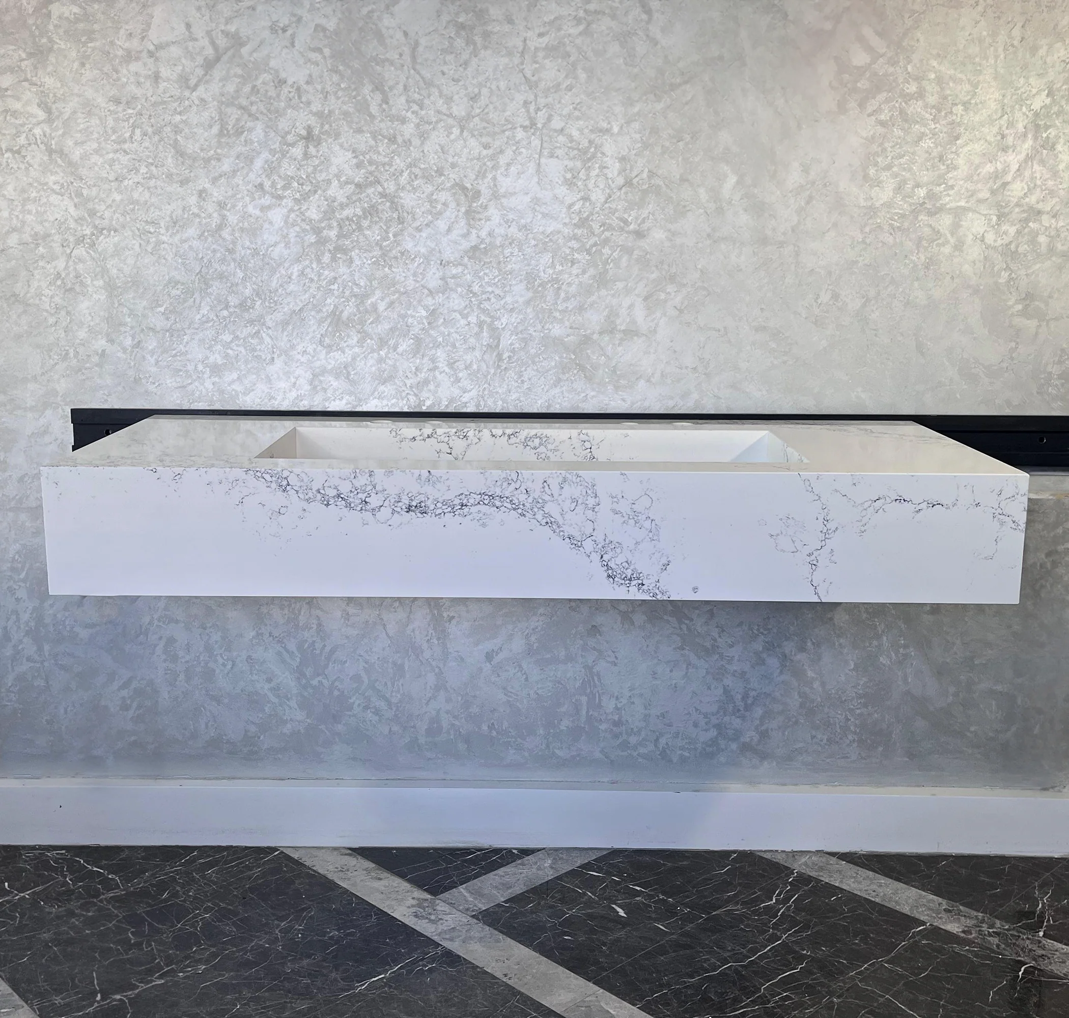 HANDCRAFTED CUSTOM COANTE CALACATTA RIVIERA SINK (QU-099) - Image 9