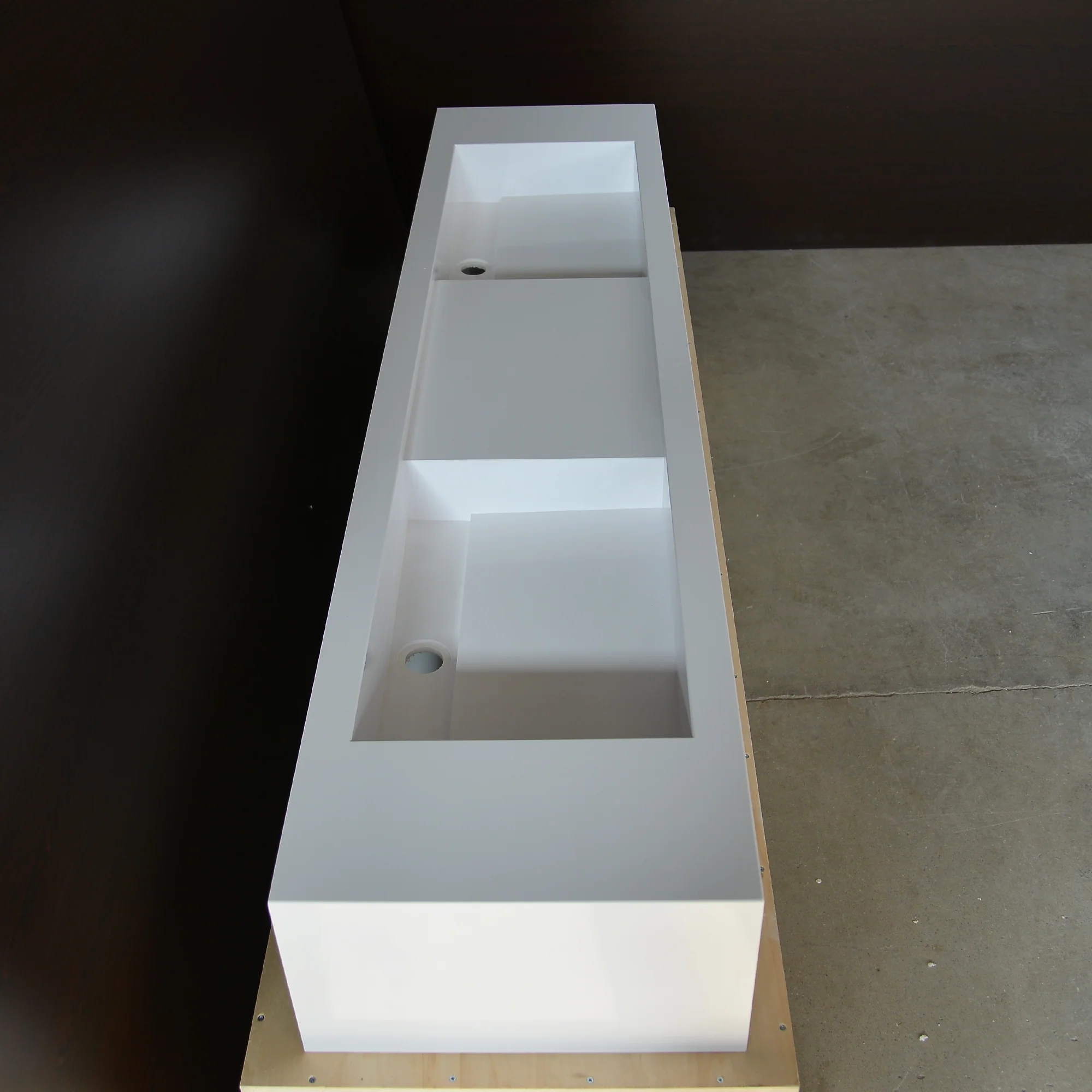 Handcrafted Custom Double Quartz Sink (QU-097) - Image 4