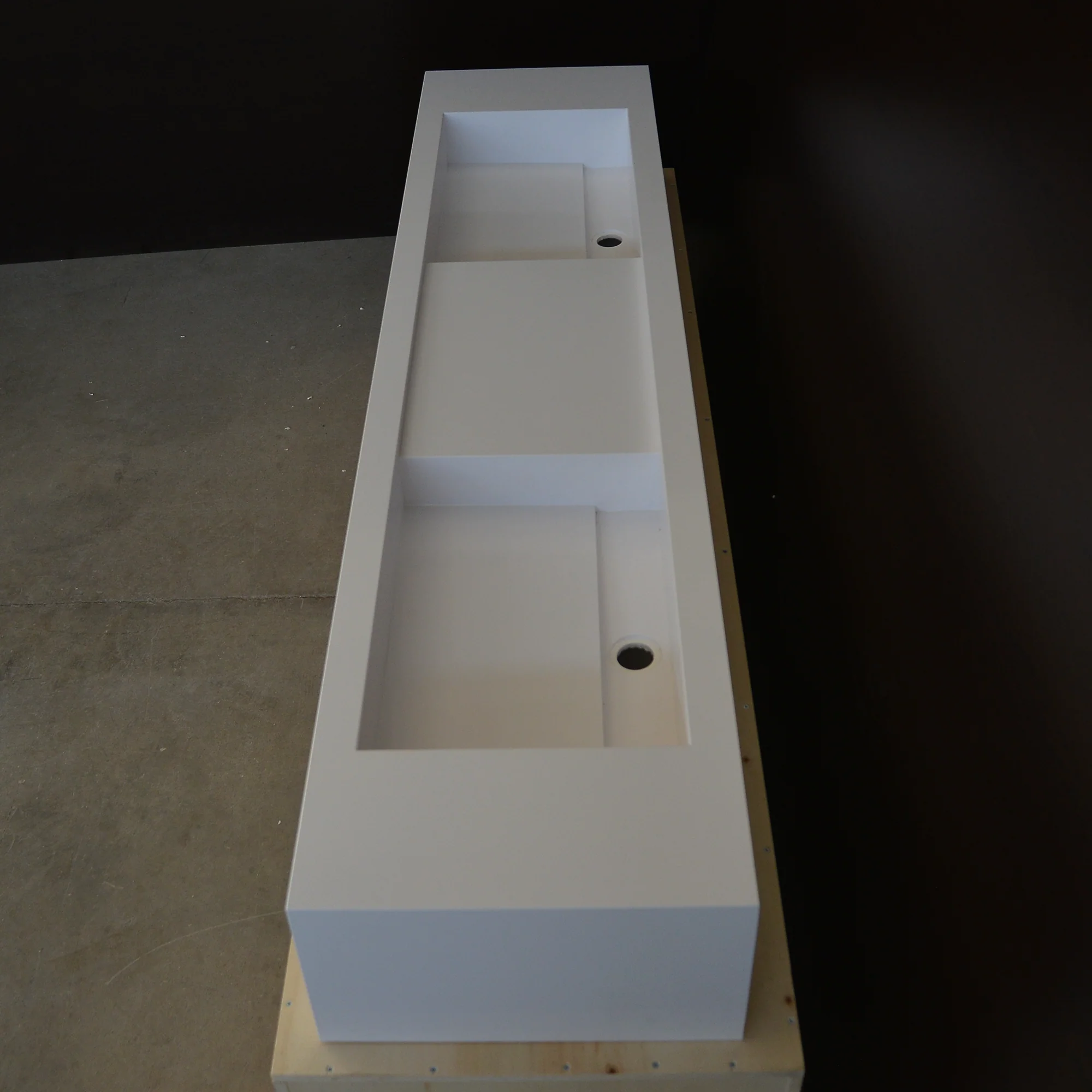 Handcrafted Custom Double Quartz Sink (QU-097) - Image 5
