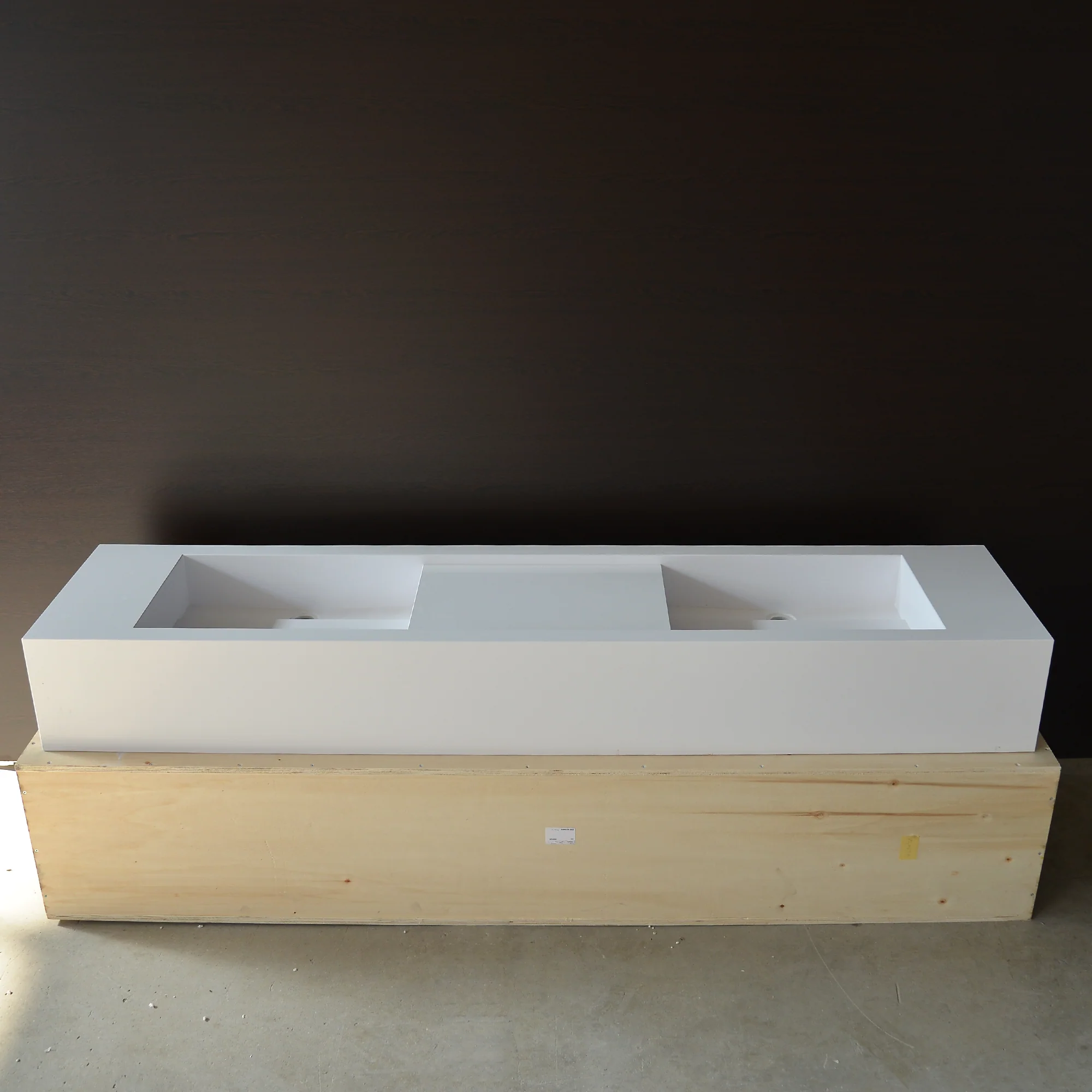 Handcrafted Custom Double Quartz Sink (QU-097) - Image 6