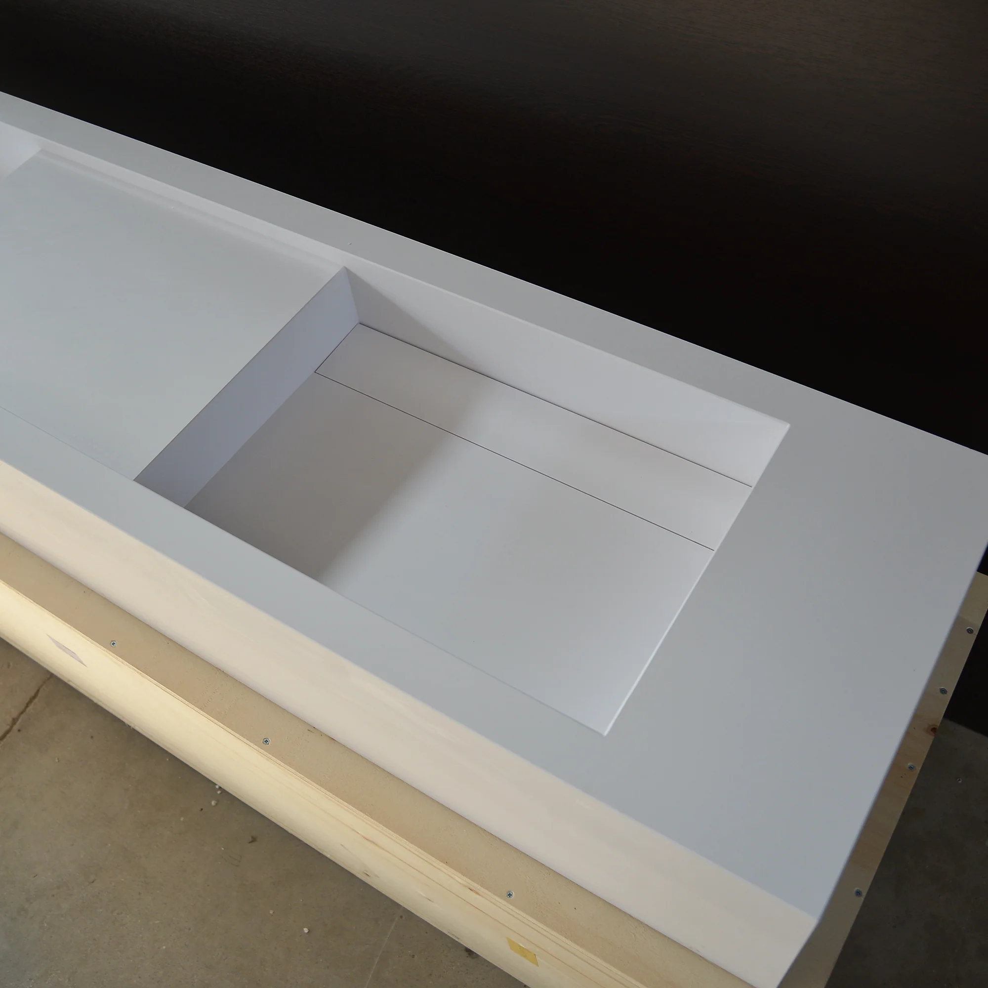 Handcrafted Custom Double Quartz Sink (QU-097) - Image 8