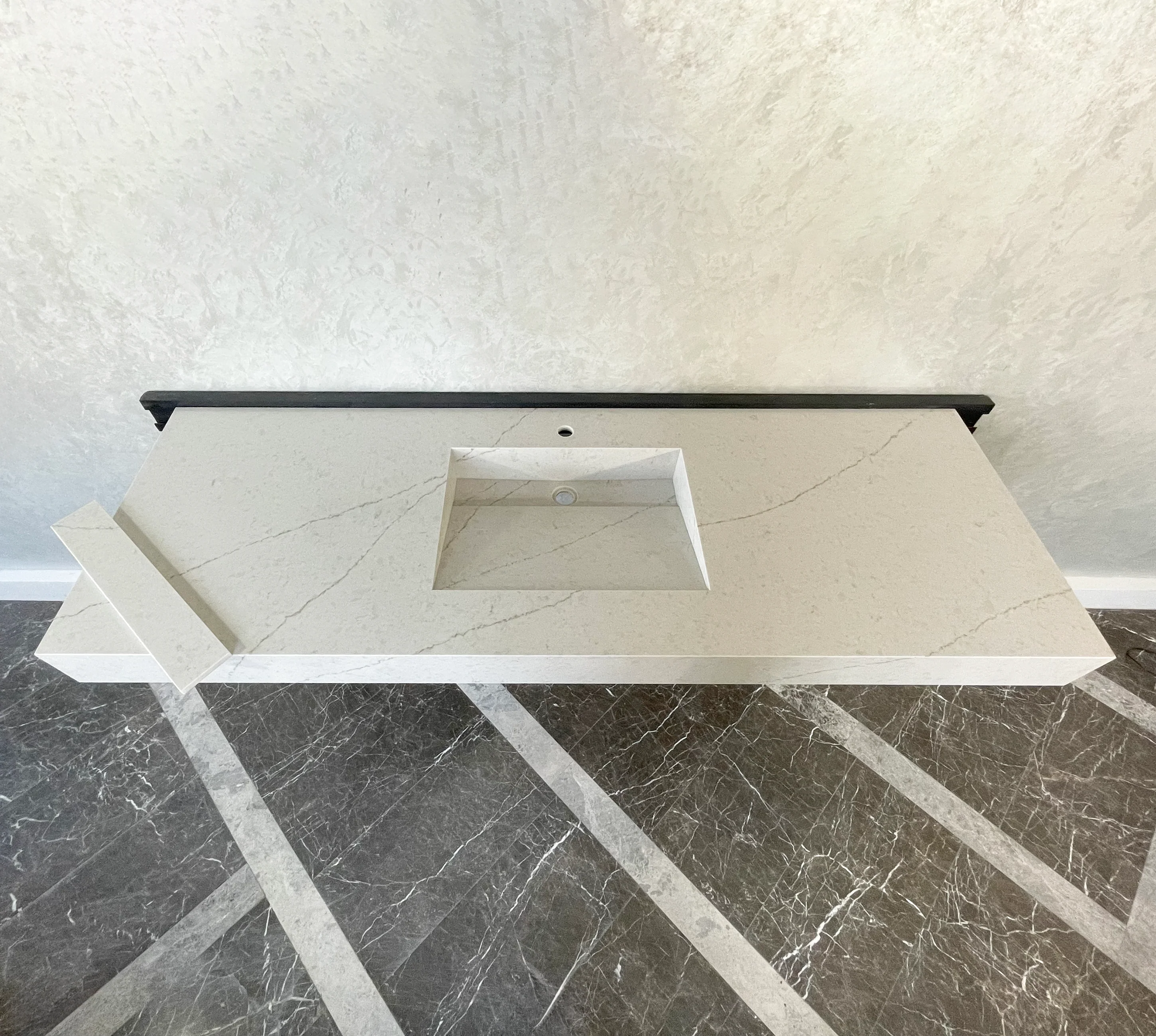 HANDCRAFTED CUSTOM DOUBLE QUARTZ SINK (QU-086) - Image 5