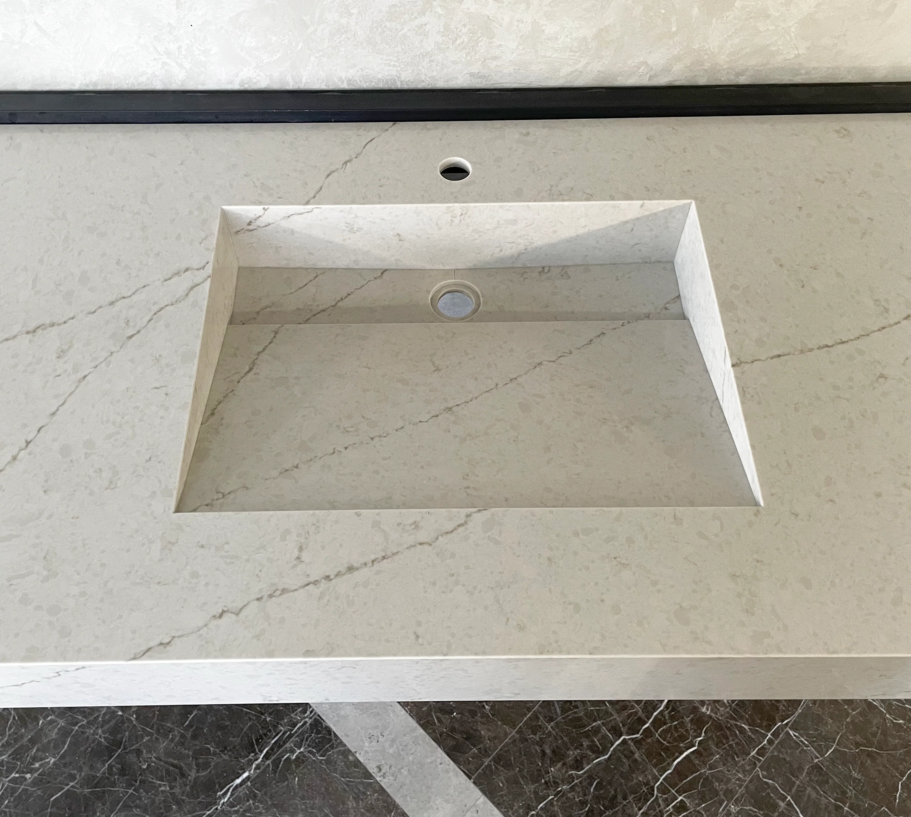 HANDCRAFTED CUSTOM DOUBLE QUARTZ SINK (QU-086) - Image 7