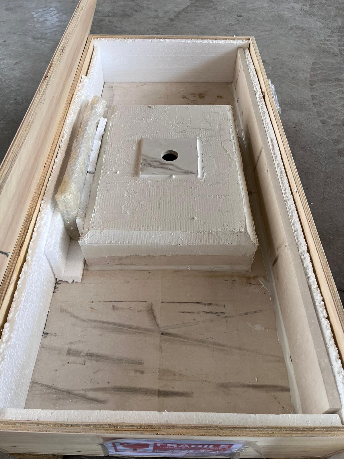 HANDCRAFTED CUSTOM LIMESTONE SINK (NS-062) - Image 10