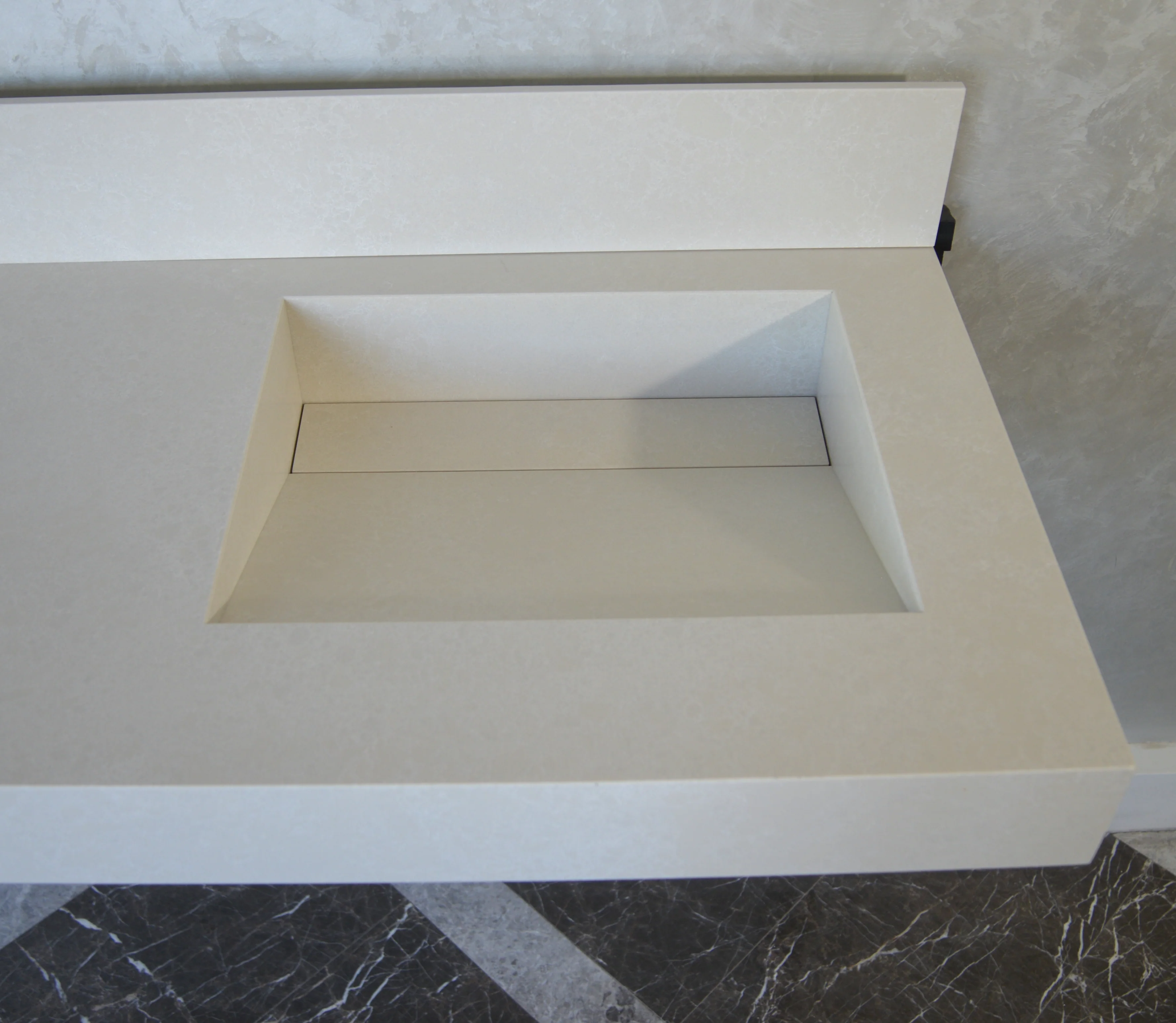 HANDCRAFTED CUSTOM QUARTZ DOUBLE SINK (QU-091) - Image 9