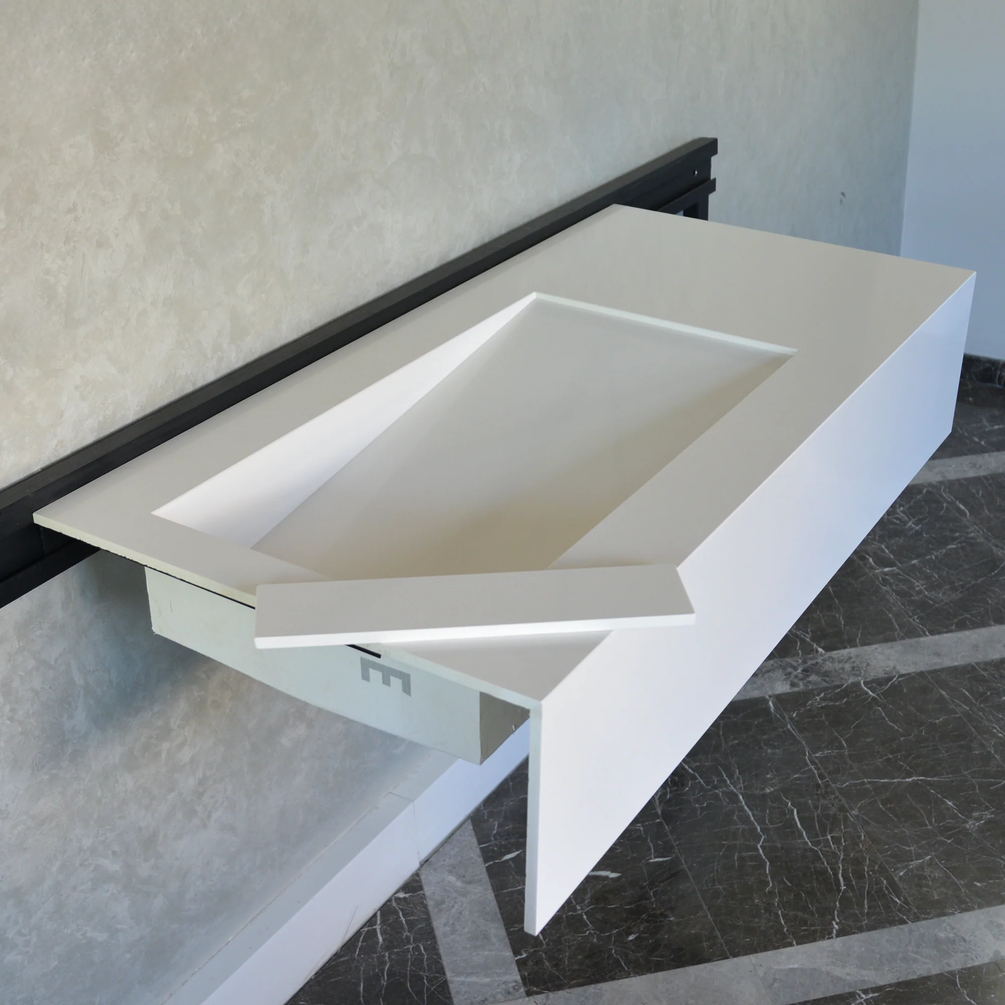 HANDCRAFTED CUSTOM QUARTZ SINK (QU-079) - Image 8