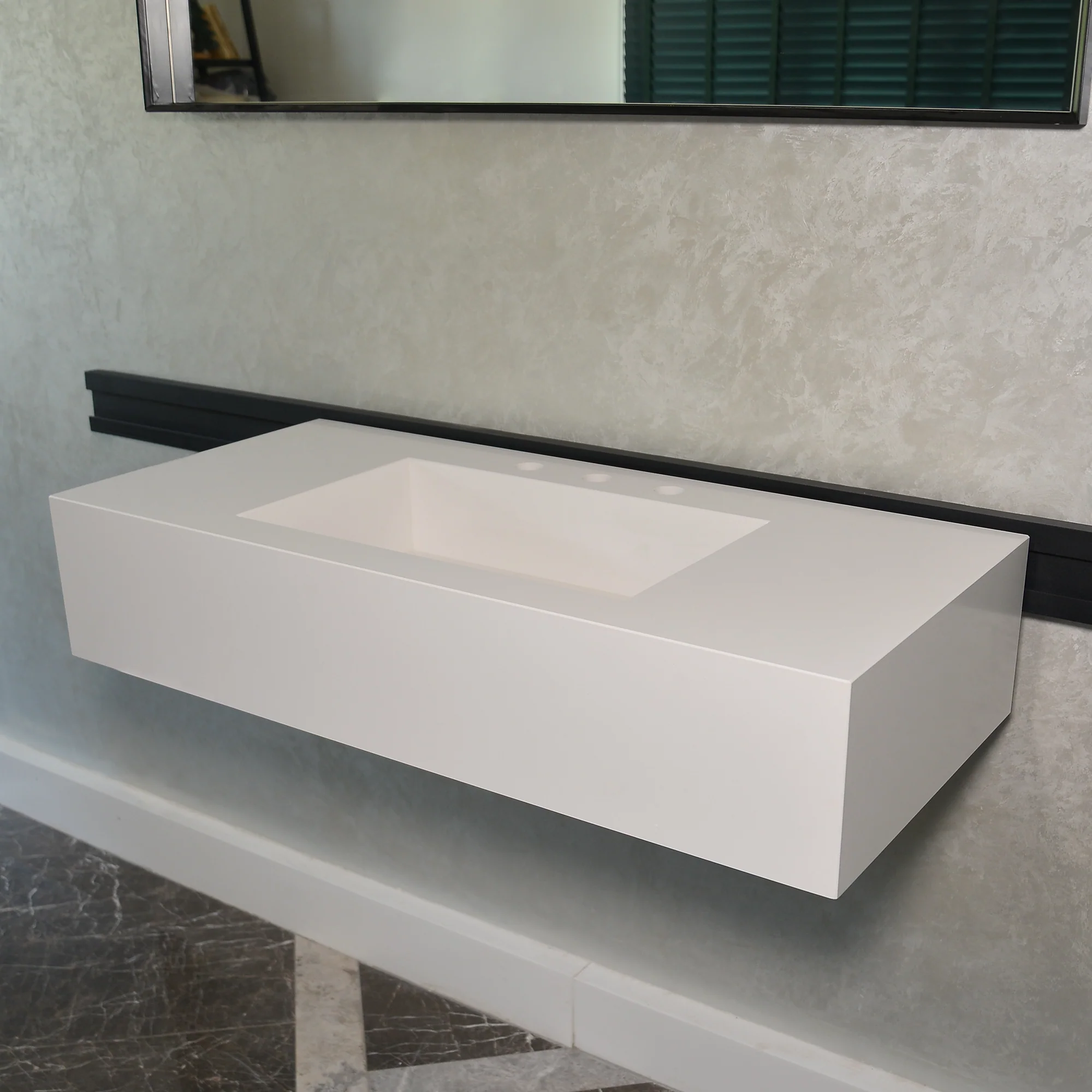 HANDCRAFTED CUSTOM QUARTZ SINK (QU-080)