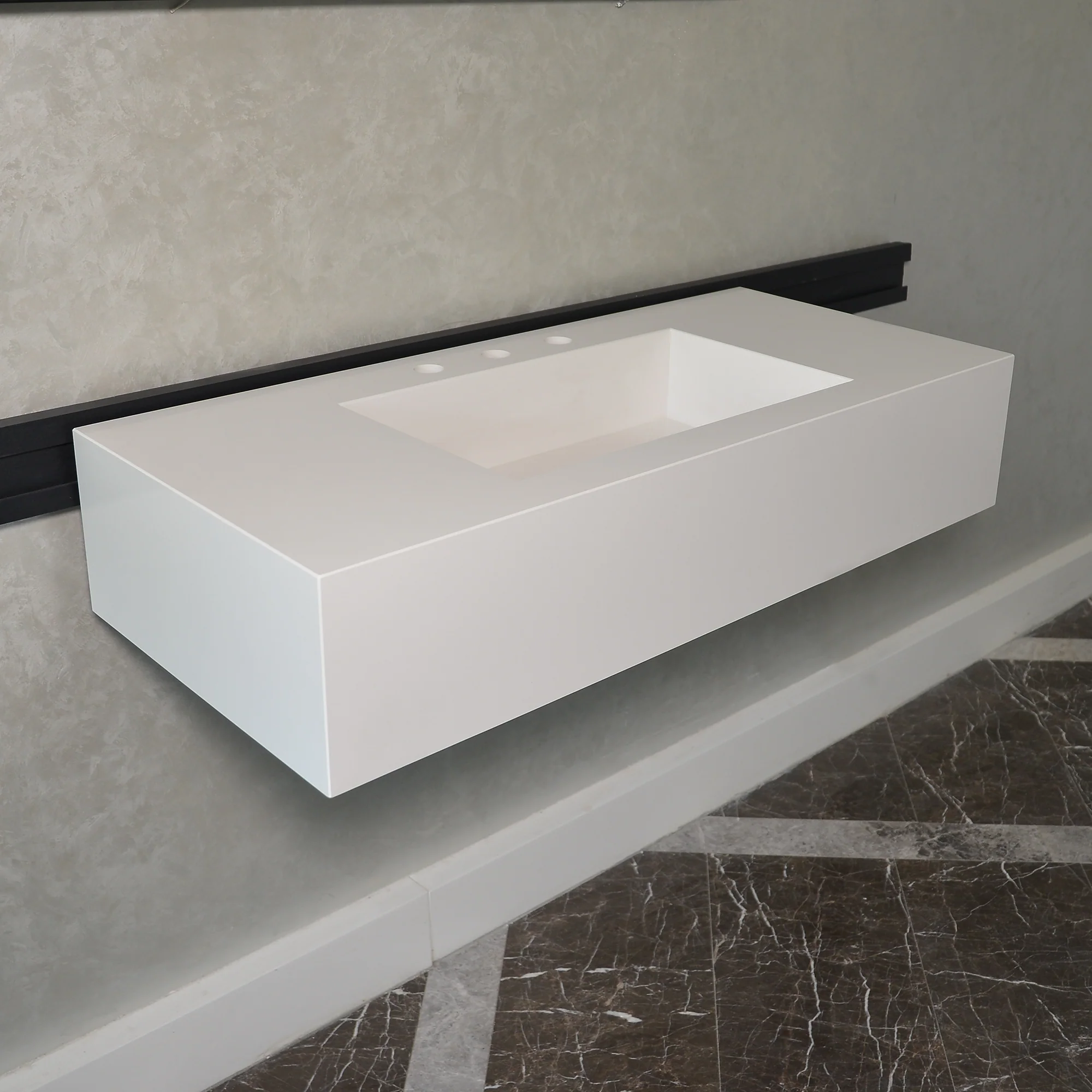HANDCRAFTED CUSTOM QUARTZ SINK (QU-080) - Image 3