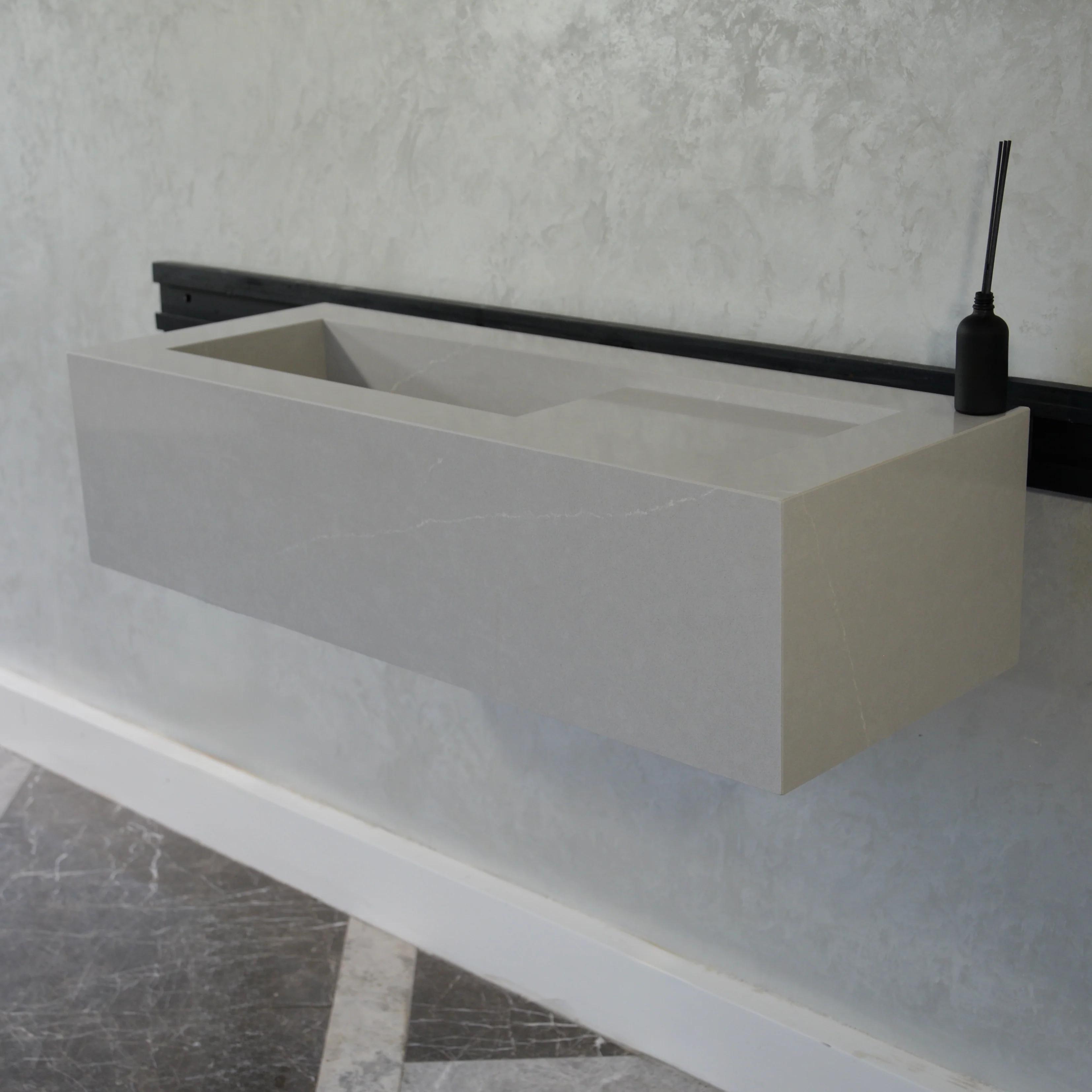 HANDCRAFTED CUSTOM QUARTZ SINK (QU-059) - Image 8