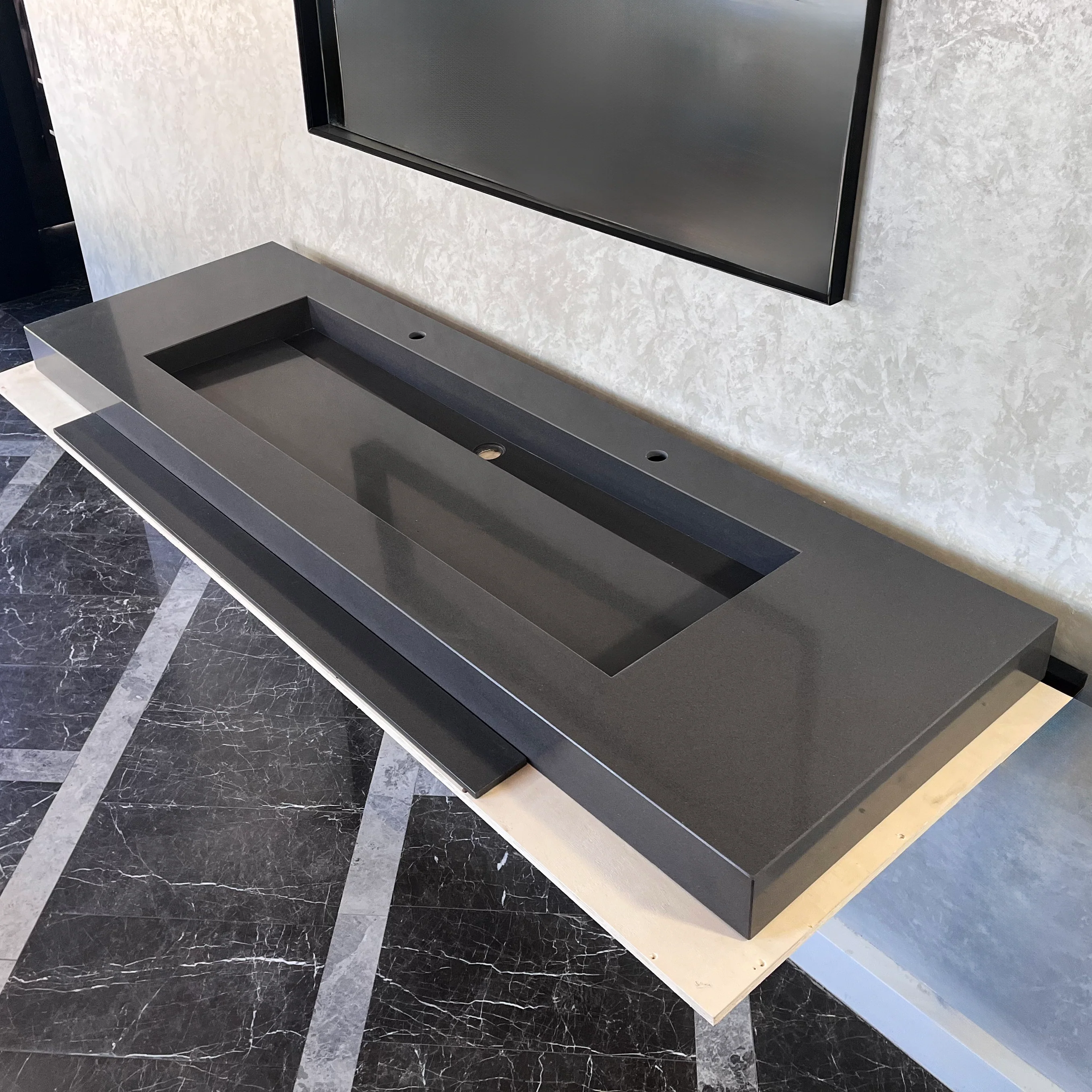 HANDCRAFTED CUSTOM QUARTZ SINK (QU-090) - Image 10