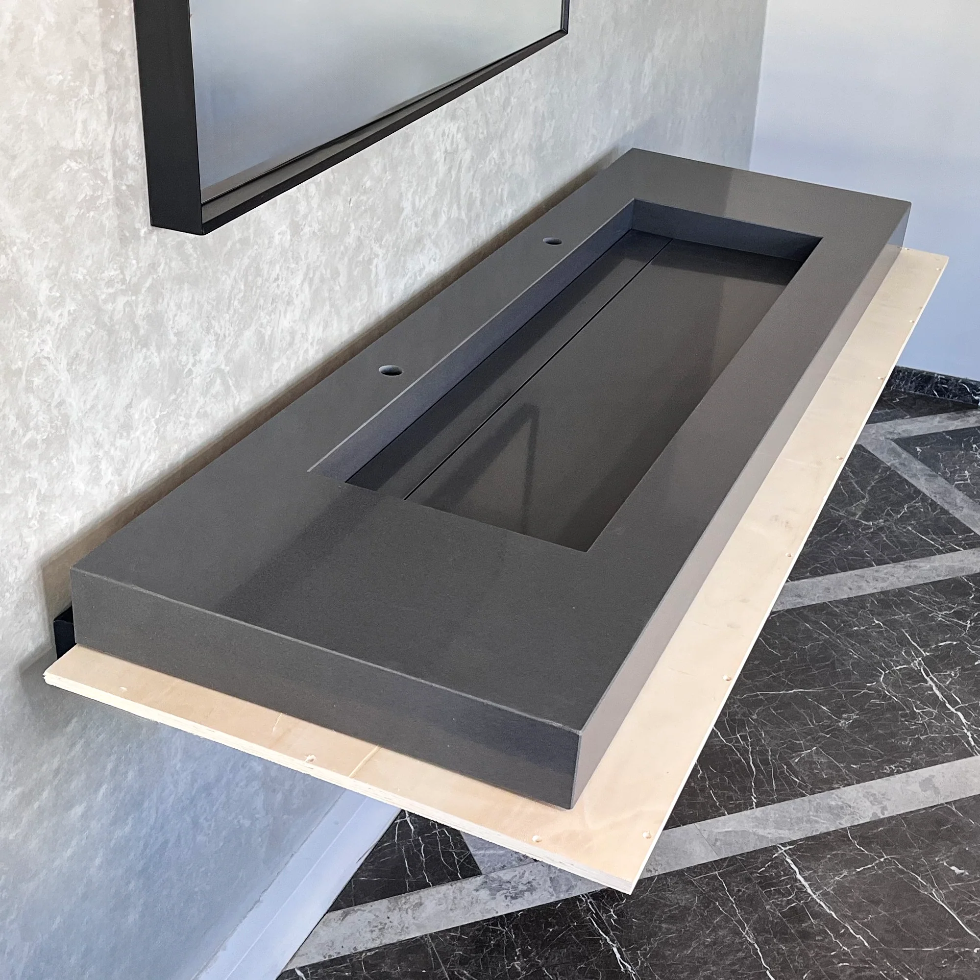 HANDCRAFTED CUSTOM QUARTZ SINK (QU-090) - Image 6