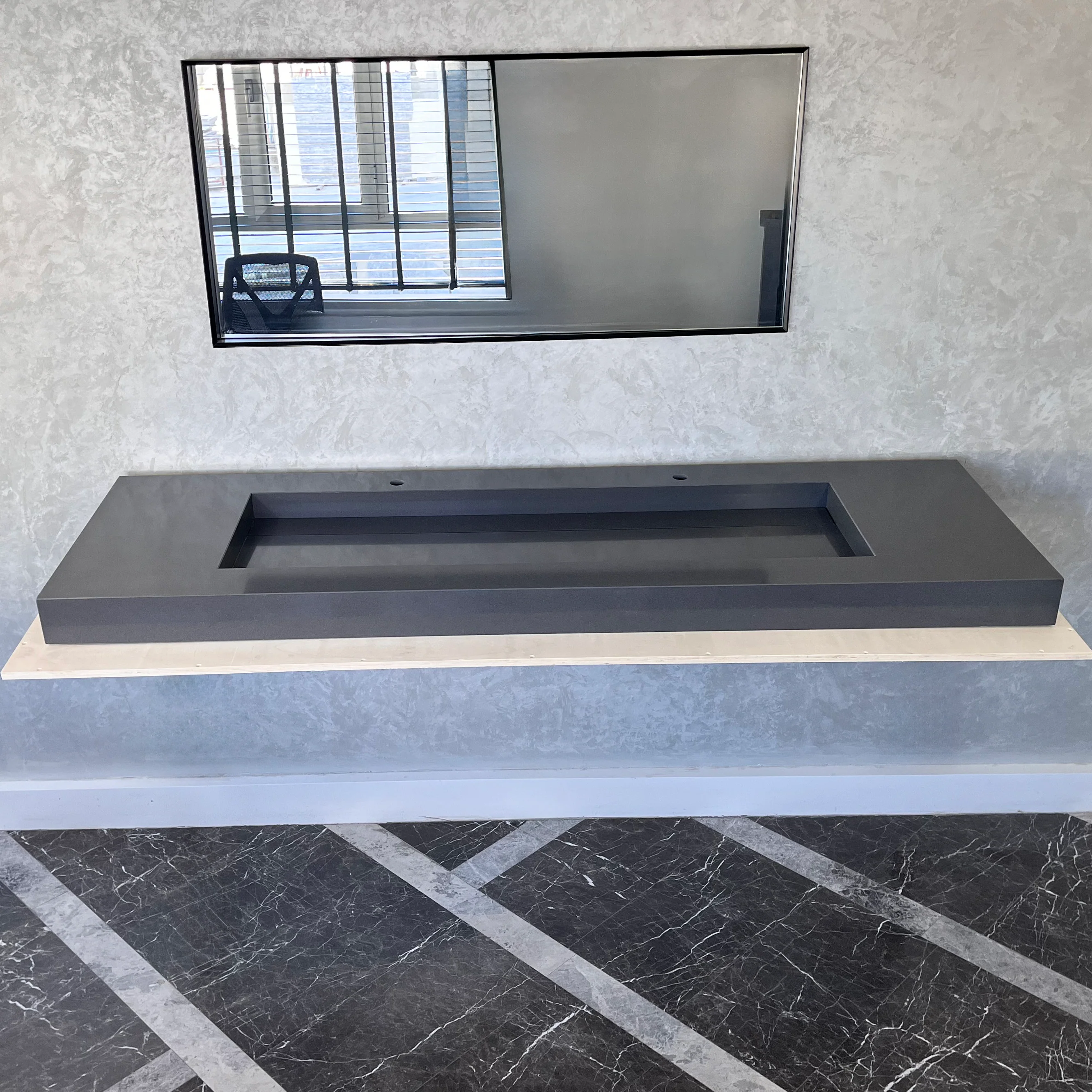 HANDCRAFTED CUSTOM QUARTZ SINK (QU-090) - Image 7