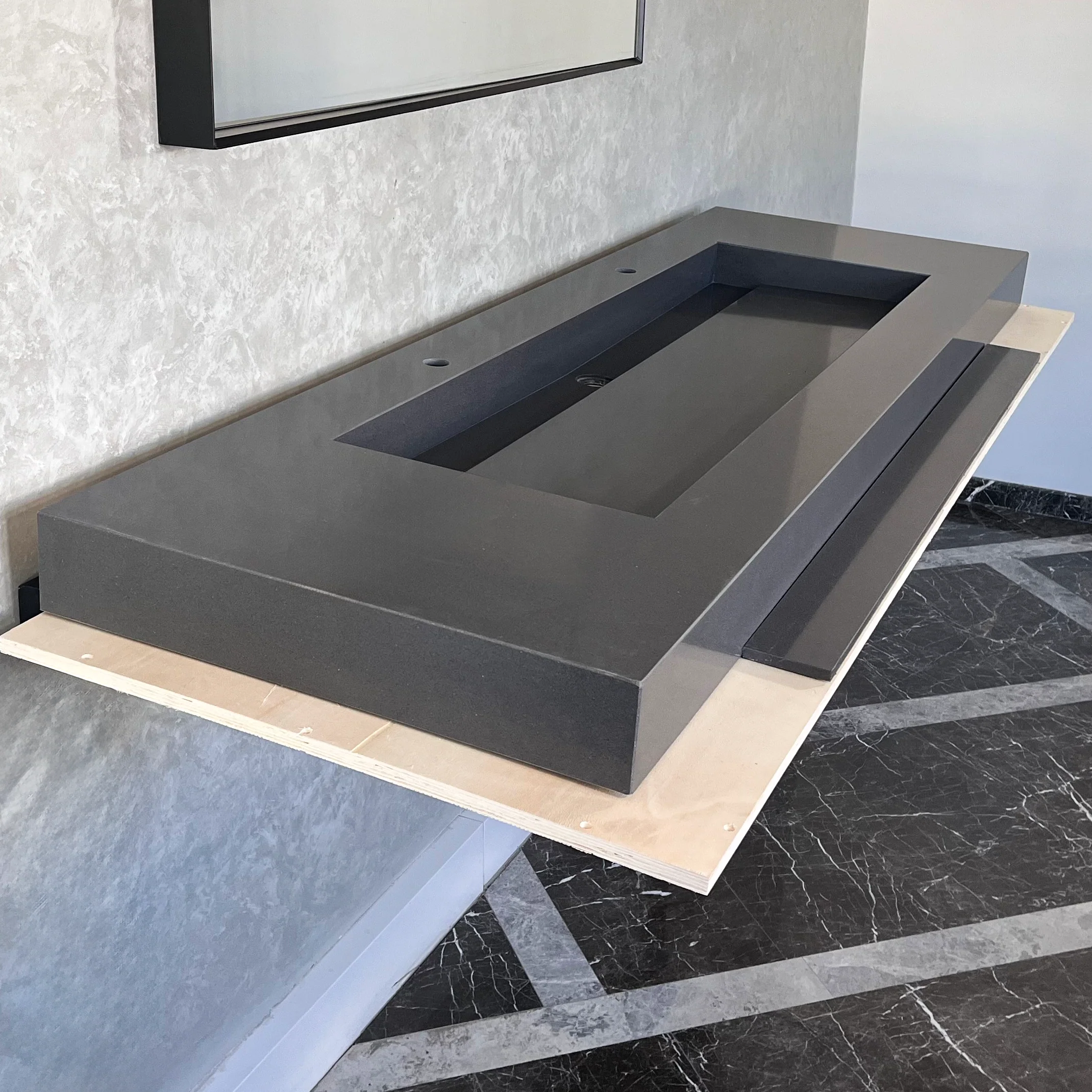 HANDCRAFTED CUSTOM QUARTZ SINK (QU-090) - Image 9
