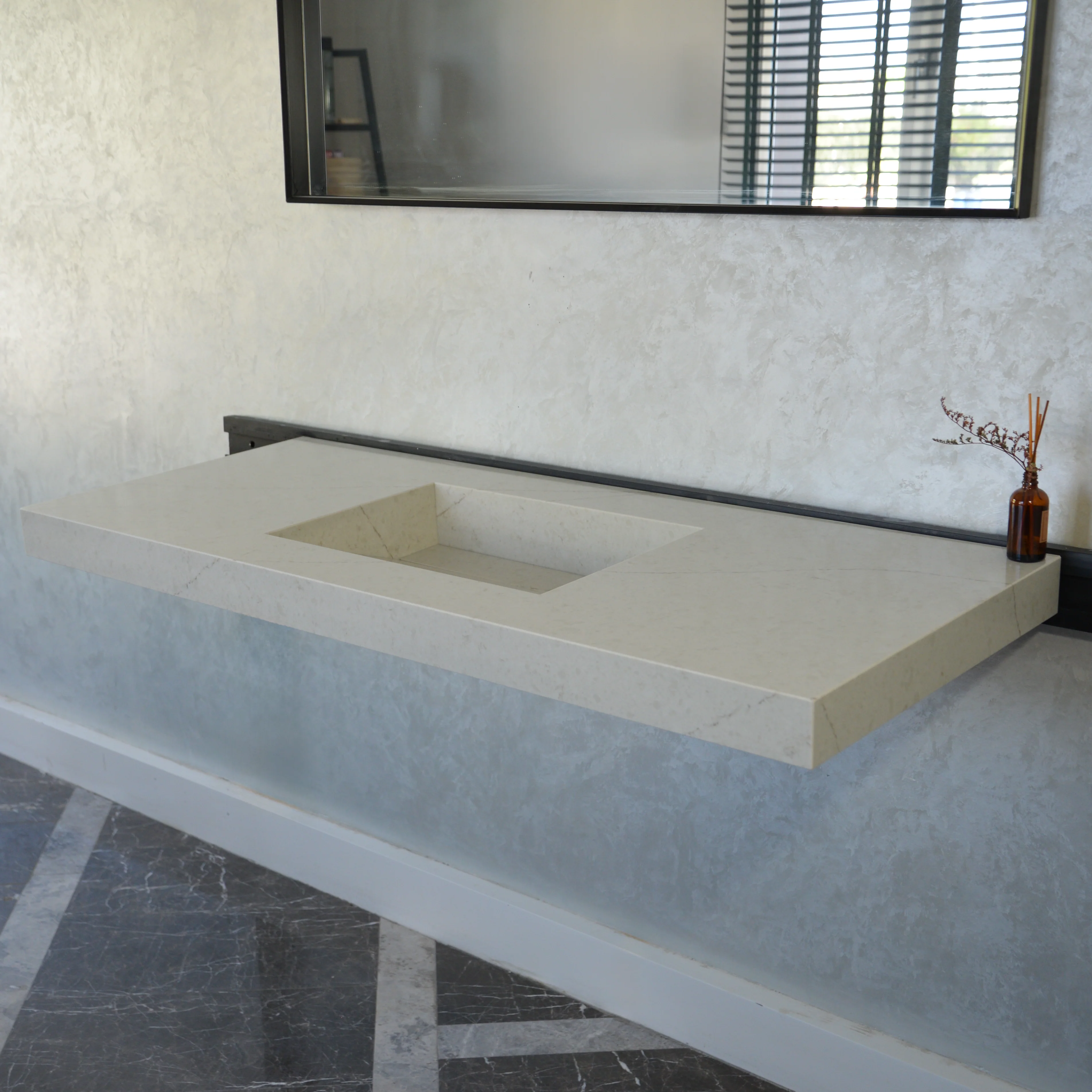 HANDCRAFTED CUSTOM QUARTZ SINK (QU-095) - Image 10