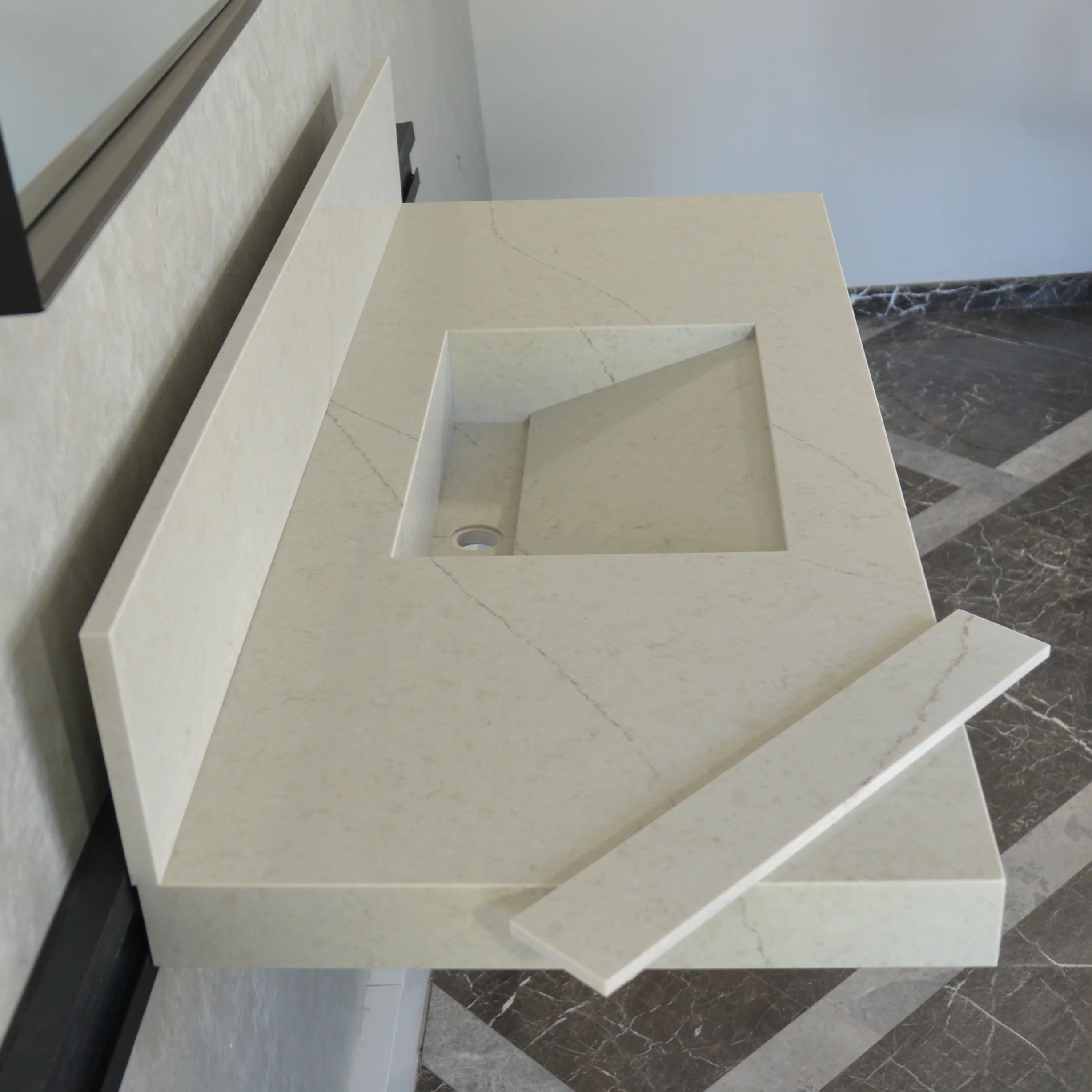 HANDCRAFTED CUSTOM QUARTZ SINK (QU-095) - Image 4
