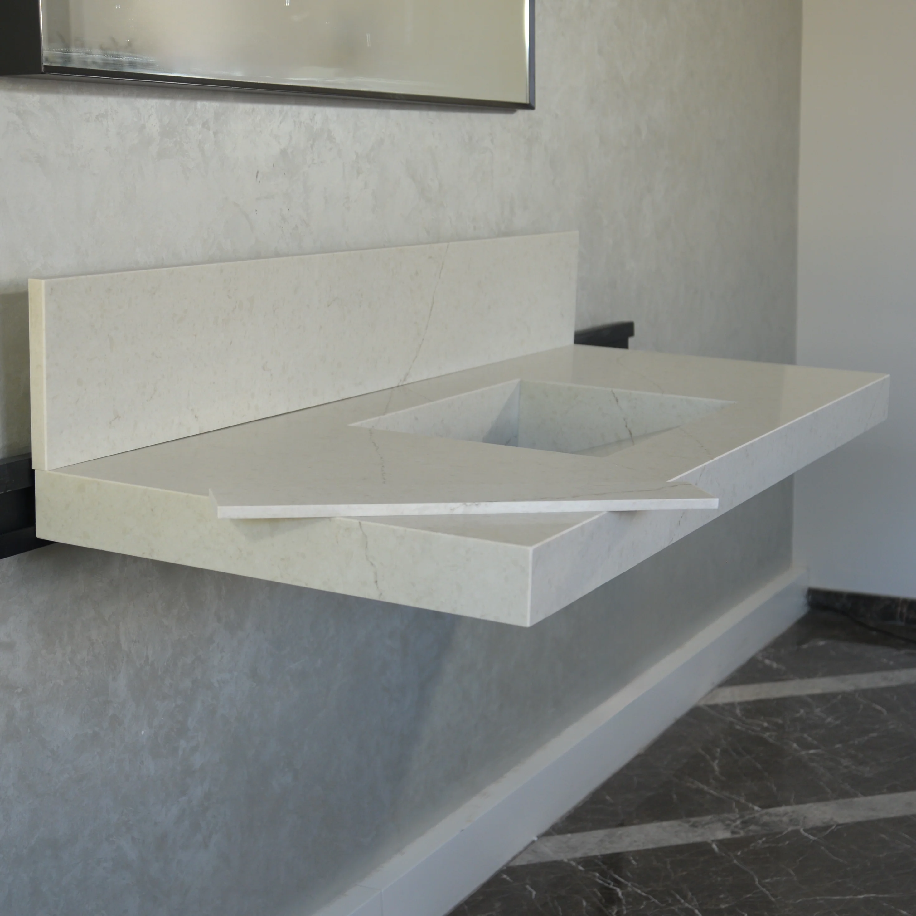 HANDCRAFTED CUSTOM QUARTZ SINK (QU-095) - Image 5