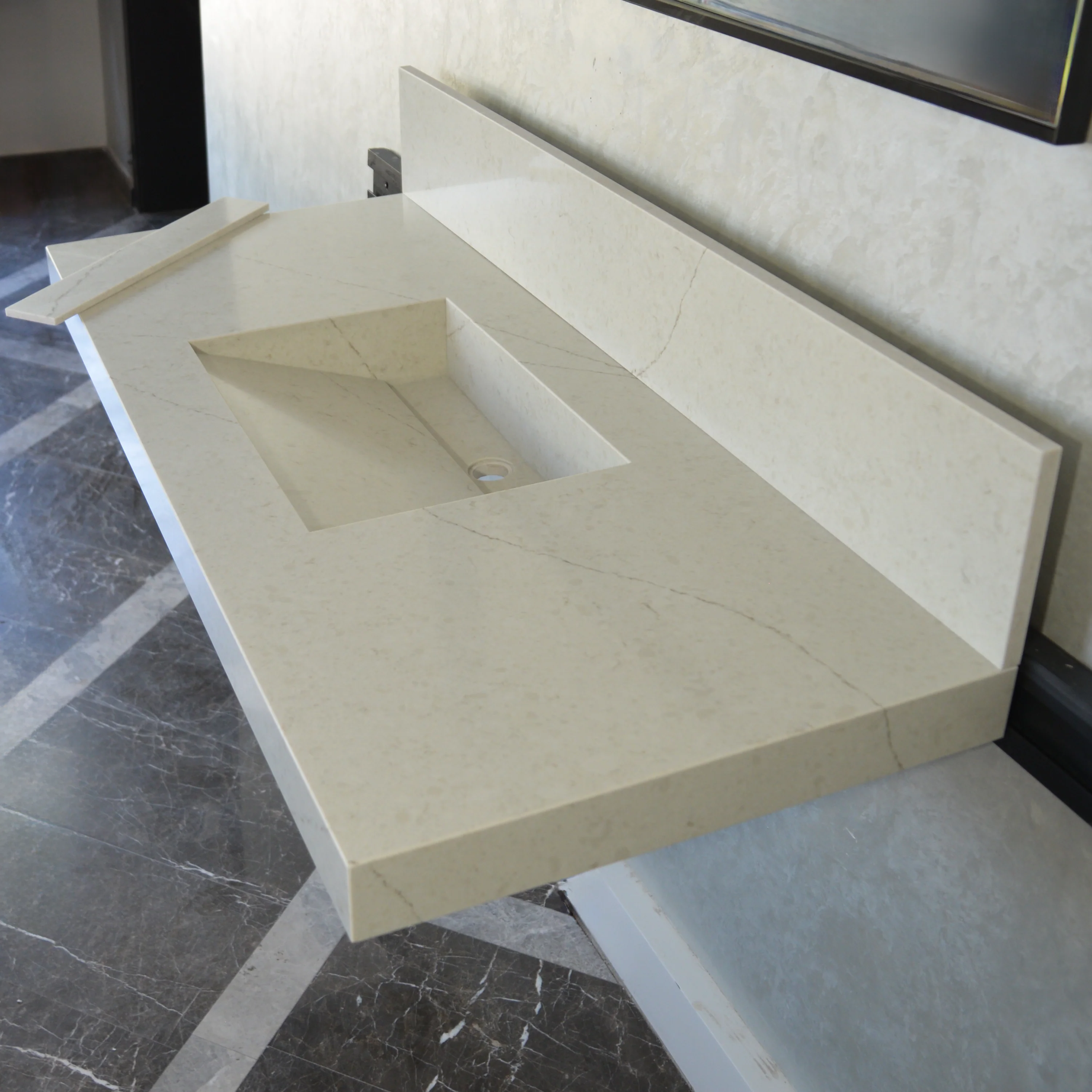HANDCRAFTED CUSTOM QUARTZ SINK (QU-095) - Image 6