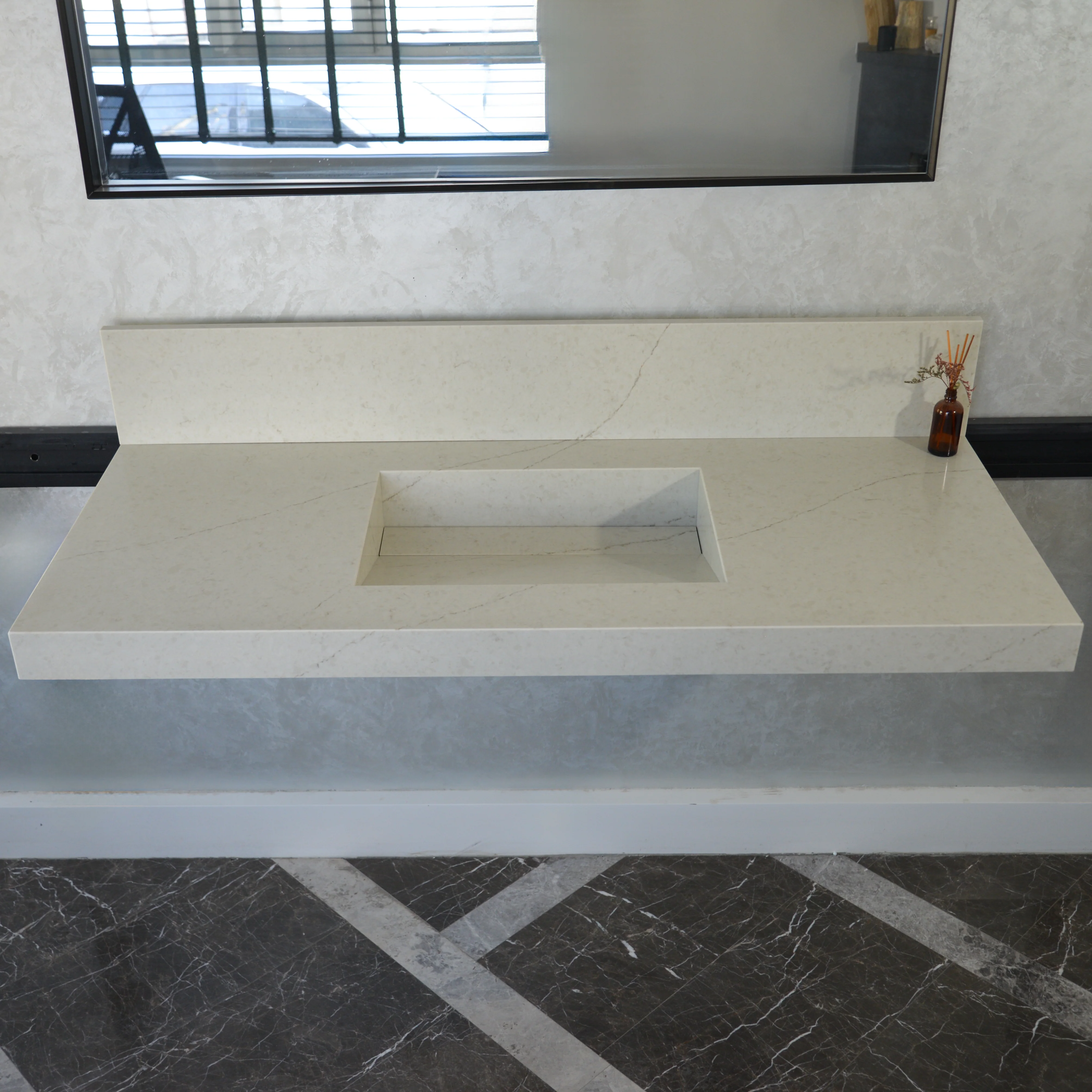 HANDCRAFTED CUSTOM QUARTZ SINK (QU-095) - Image 7