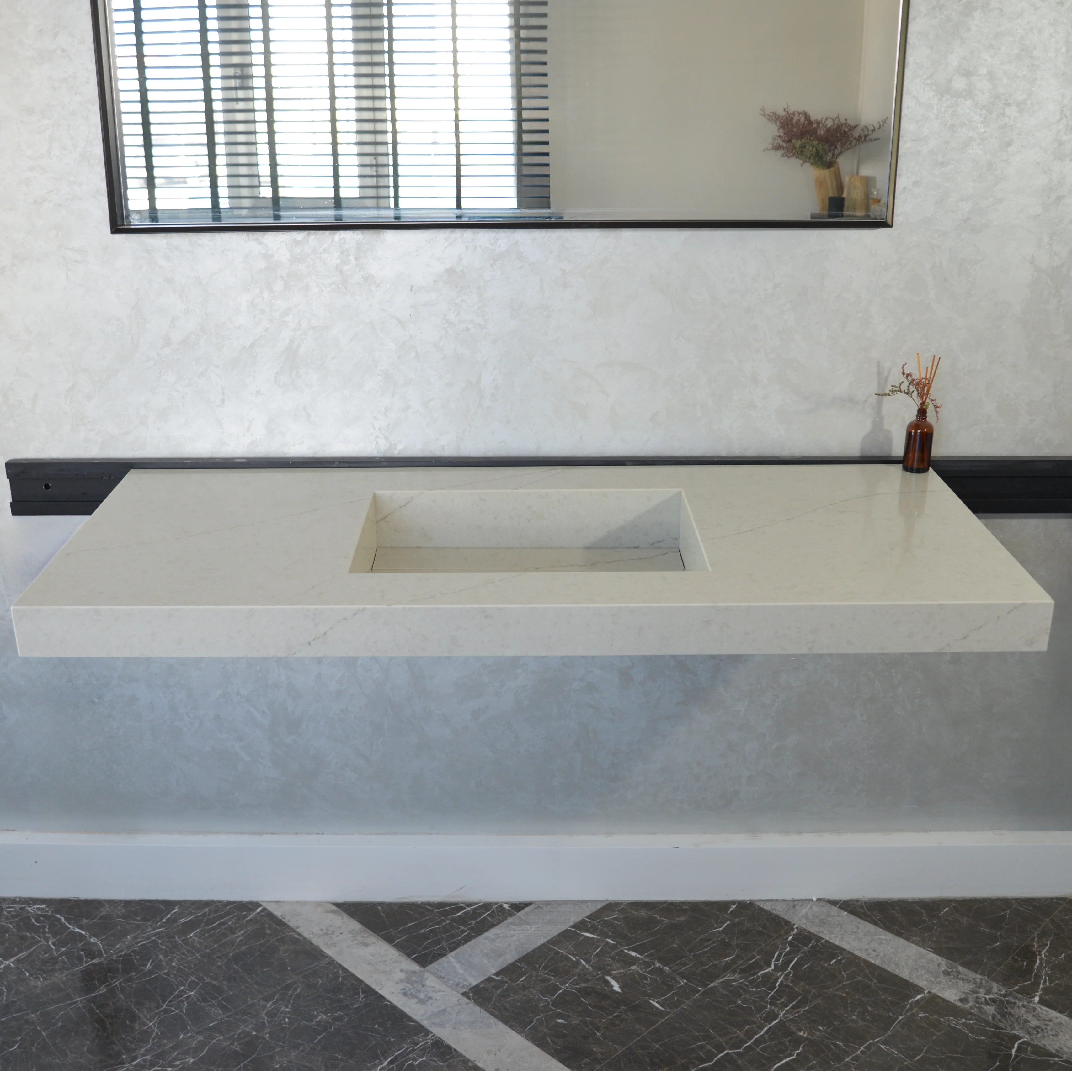 HANDCRAFTED CUSTOM QUARTZ SINK (QU-095) - Image 8