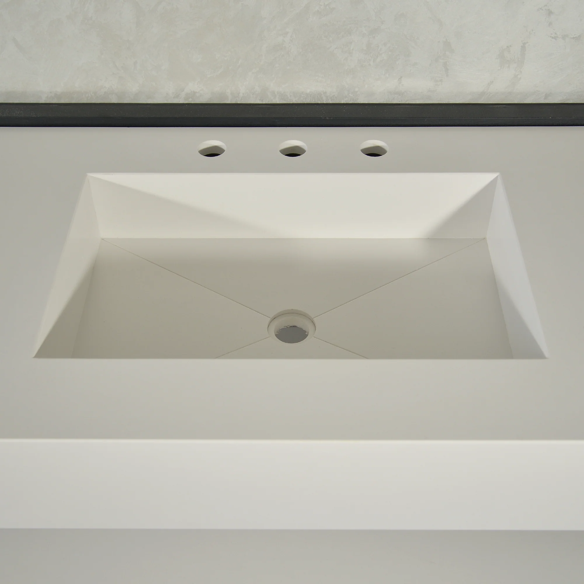 HANDCRAFTED CUSTOM QUARTZ SINK WITH SHIELF (QU-116) - Image 10