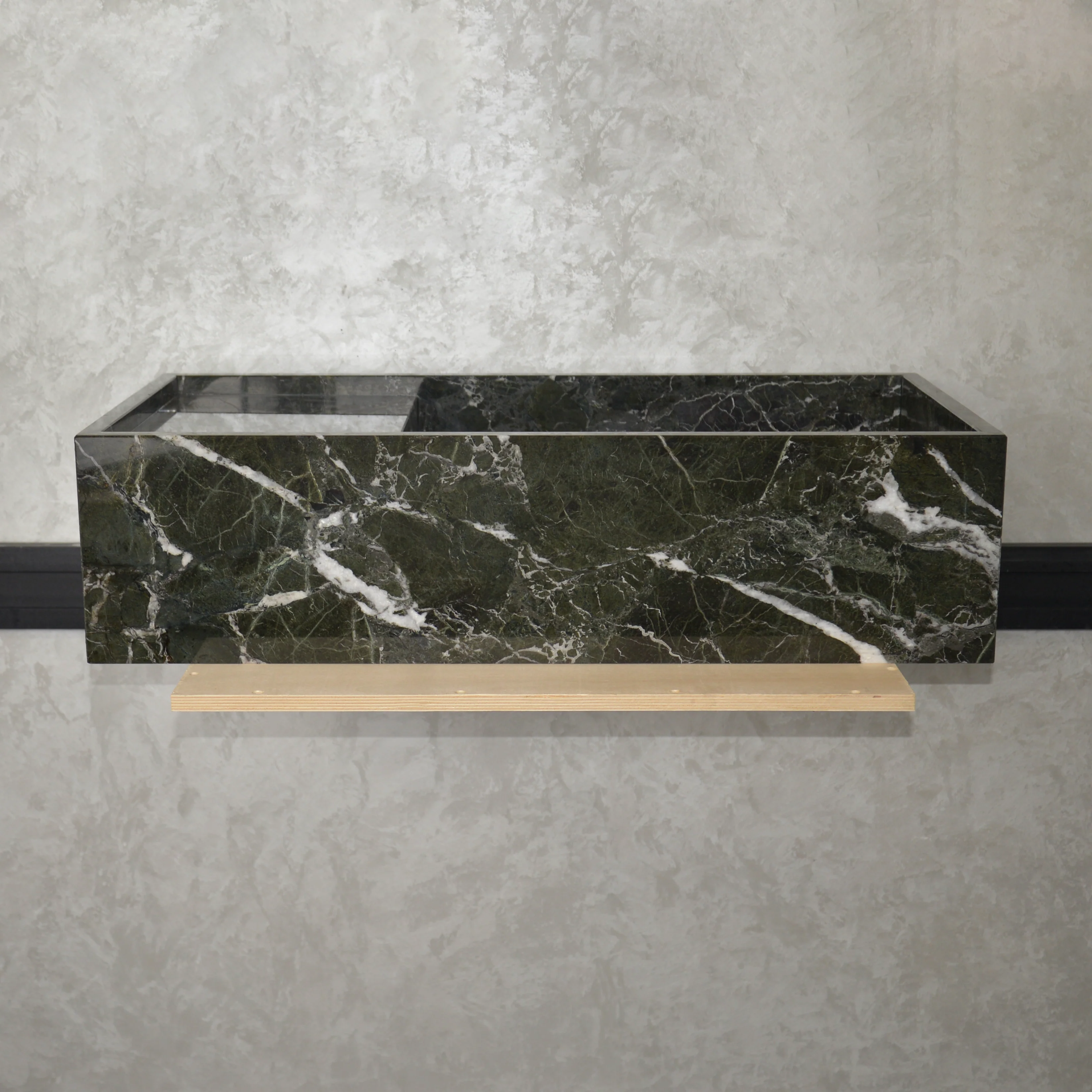HANDCRAFTED CUSTOM TEOS GREEN MARBLE SINK (NS-081) - Image 4