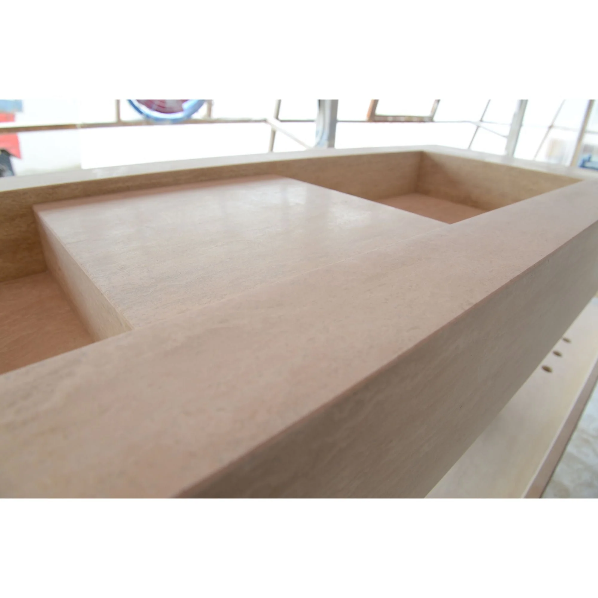 HANDCRAFTED CUSTOM TRAVERTINE DOUBLE SINK (TR-133) - Image 15