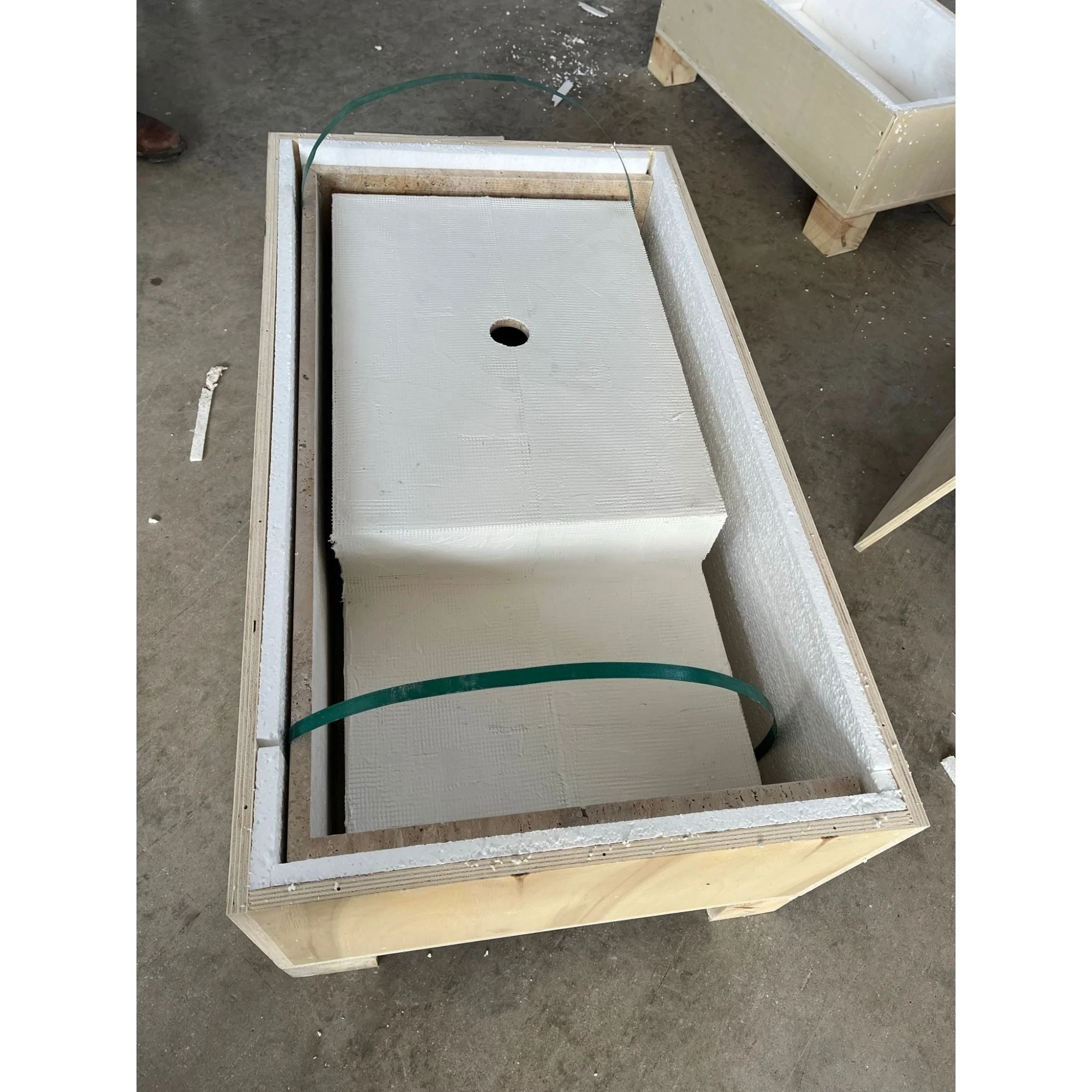 HANDCRAFTED CUSTOM TRAVERTINE SINK (TR-107) - Image 10