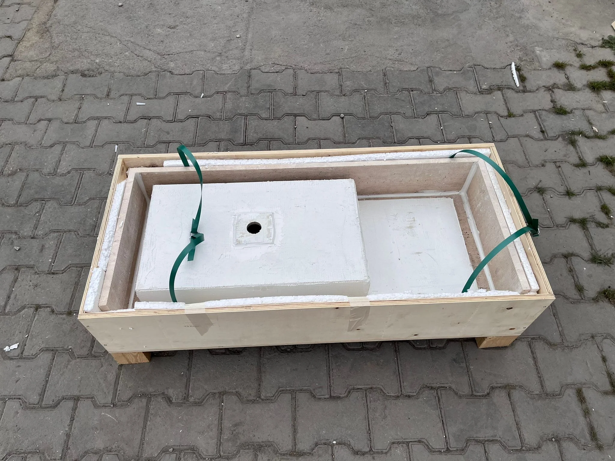 HANDCRAFTED CUSTOM TRAVERTINE SINK (TR-060) - Image 10