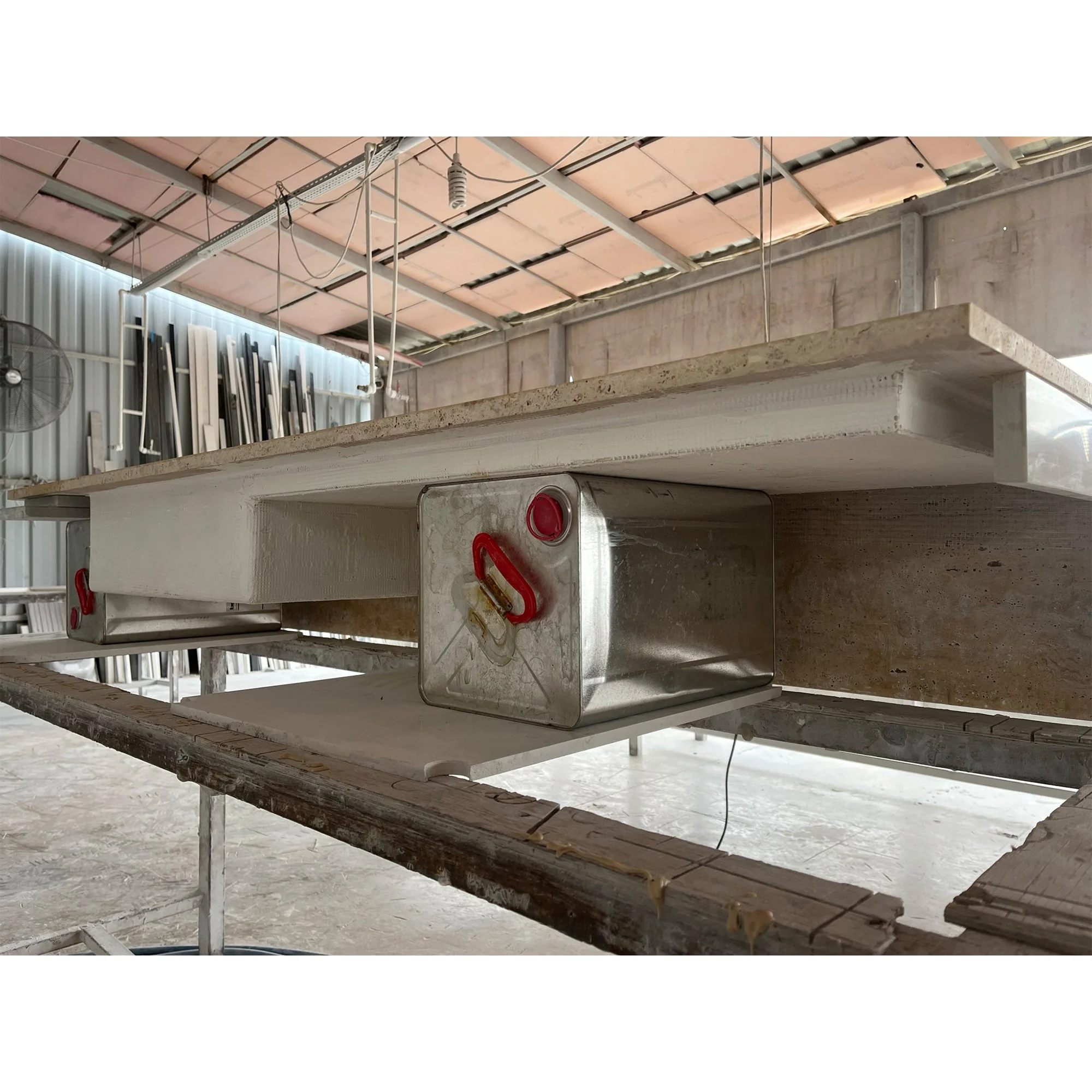 HANDCRAFTED CUSTOM TRAVERTINE SINK - 6 (TR-145) - Image 7