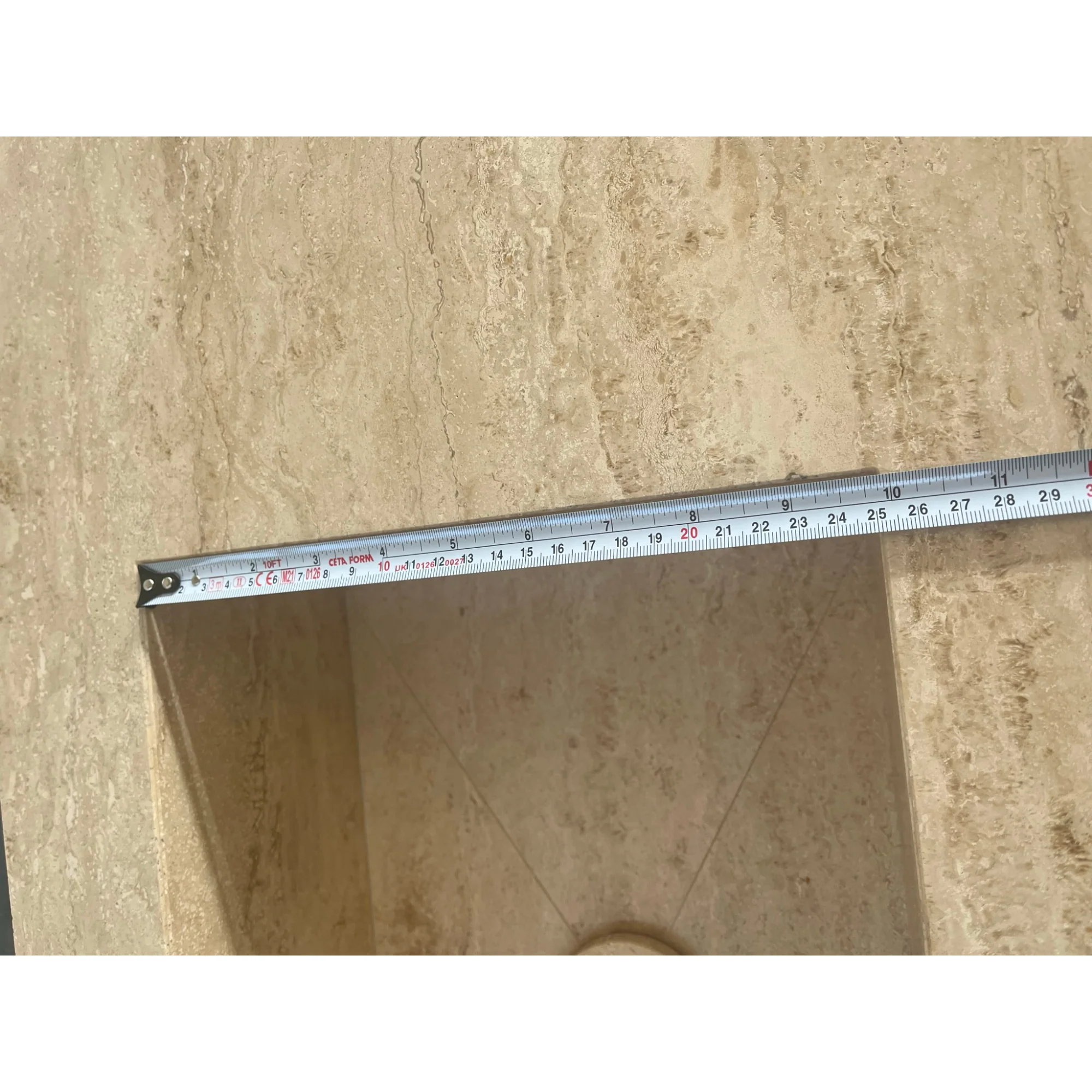HANDCRAFTED CUSTOM TRAVERTINE SINK (TR-051) - Image 12