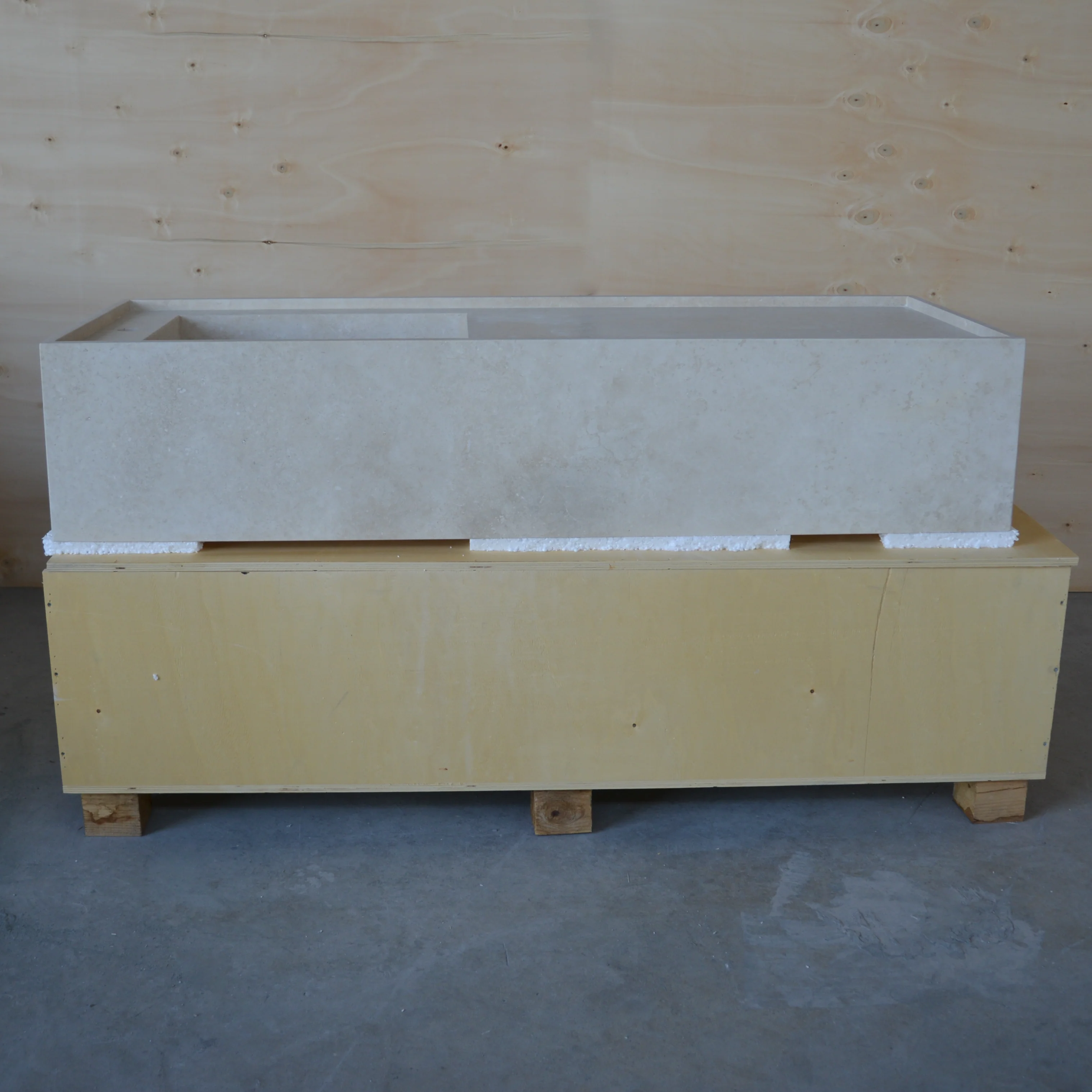 HANDCRAFTED CUSTOM TRAVERTINE SINK (TR-116) - Image 6