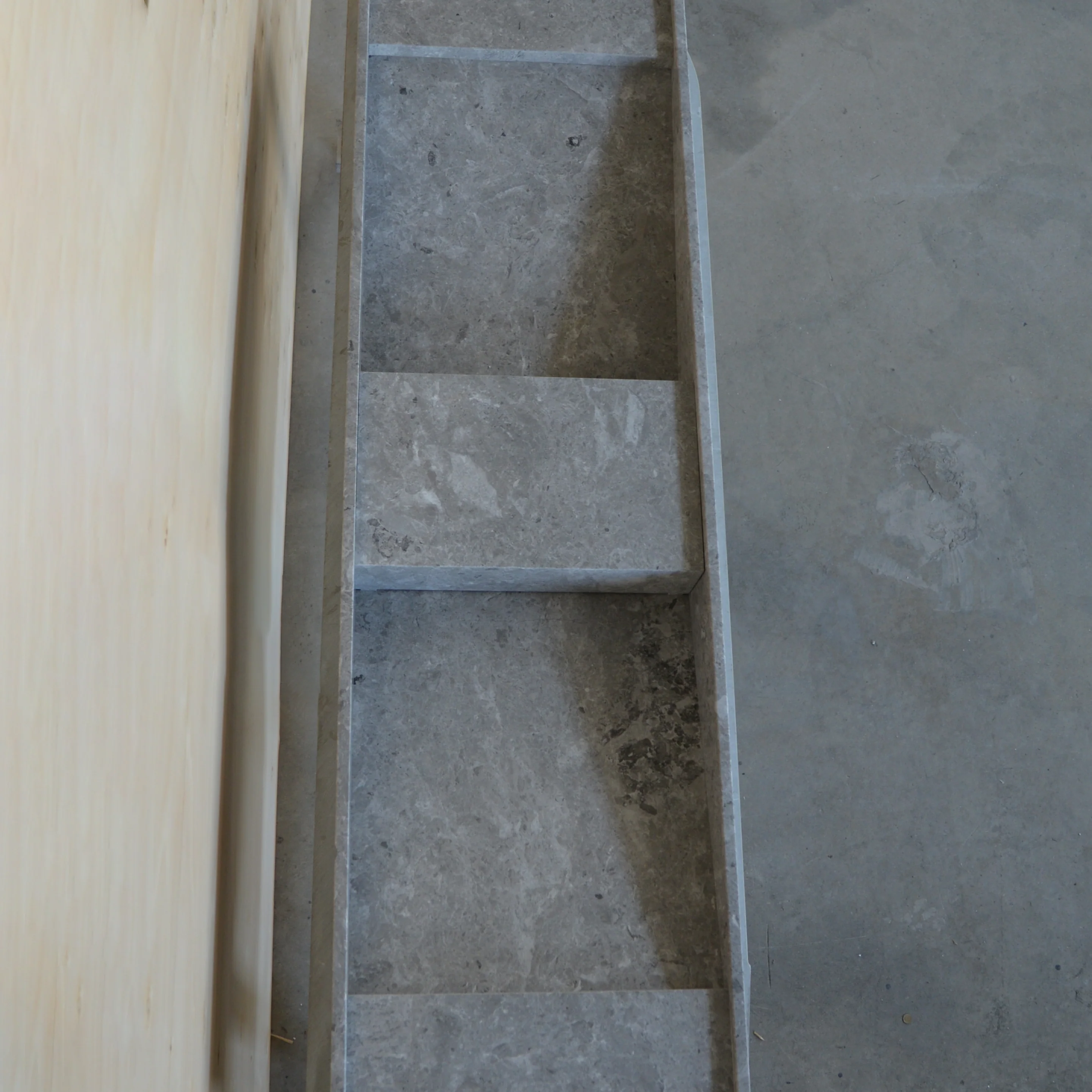 HANDCRAFTED CUSTOM TUNDRA GREY MARBLE SINK (NS-155) - Image 5