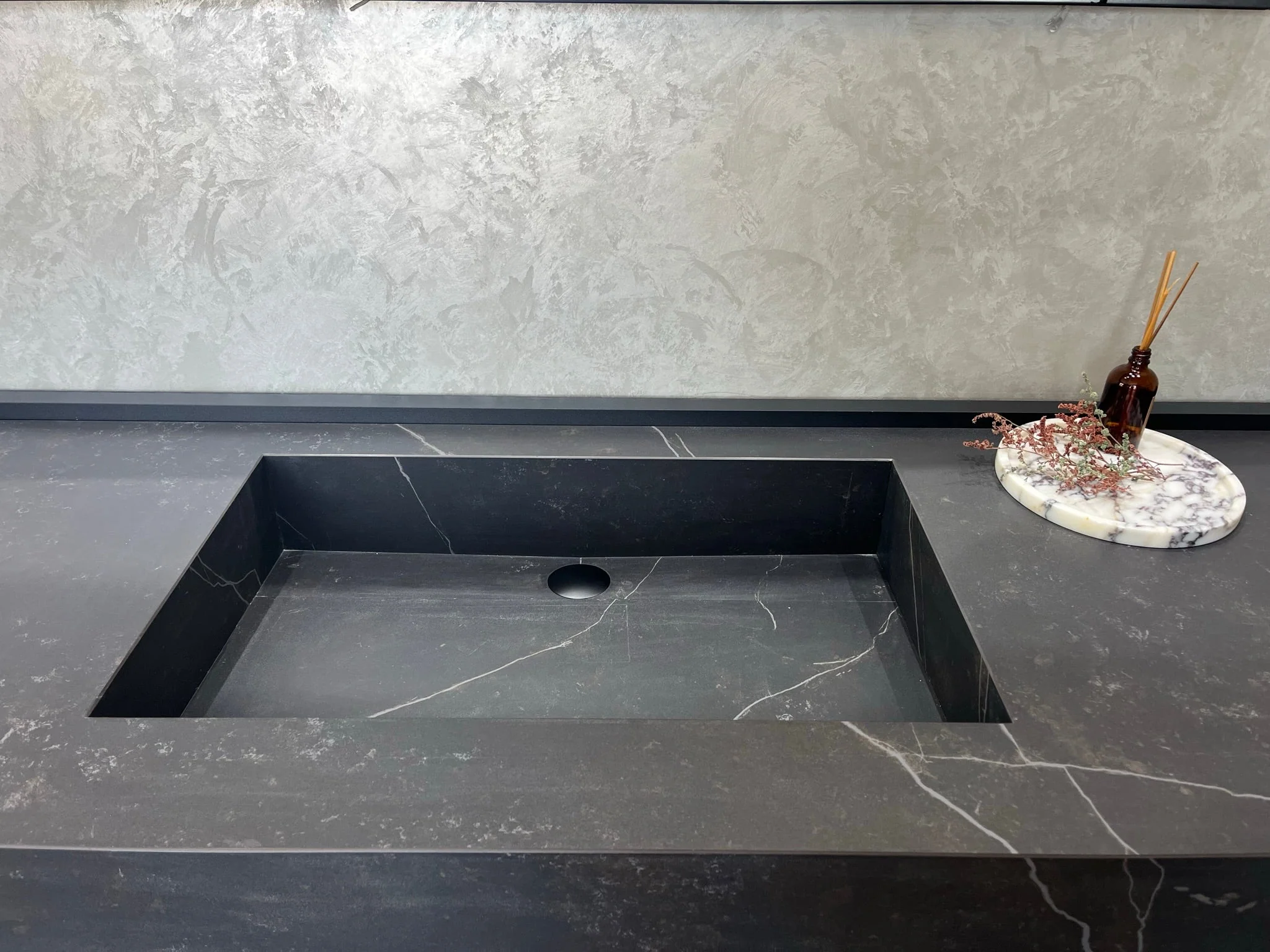 HANDCRAFTED DEKTON KELYA ENGINEERED PORCELAIN SINK (ES-067) - Image 11