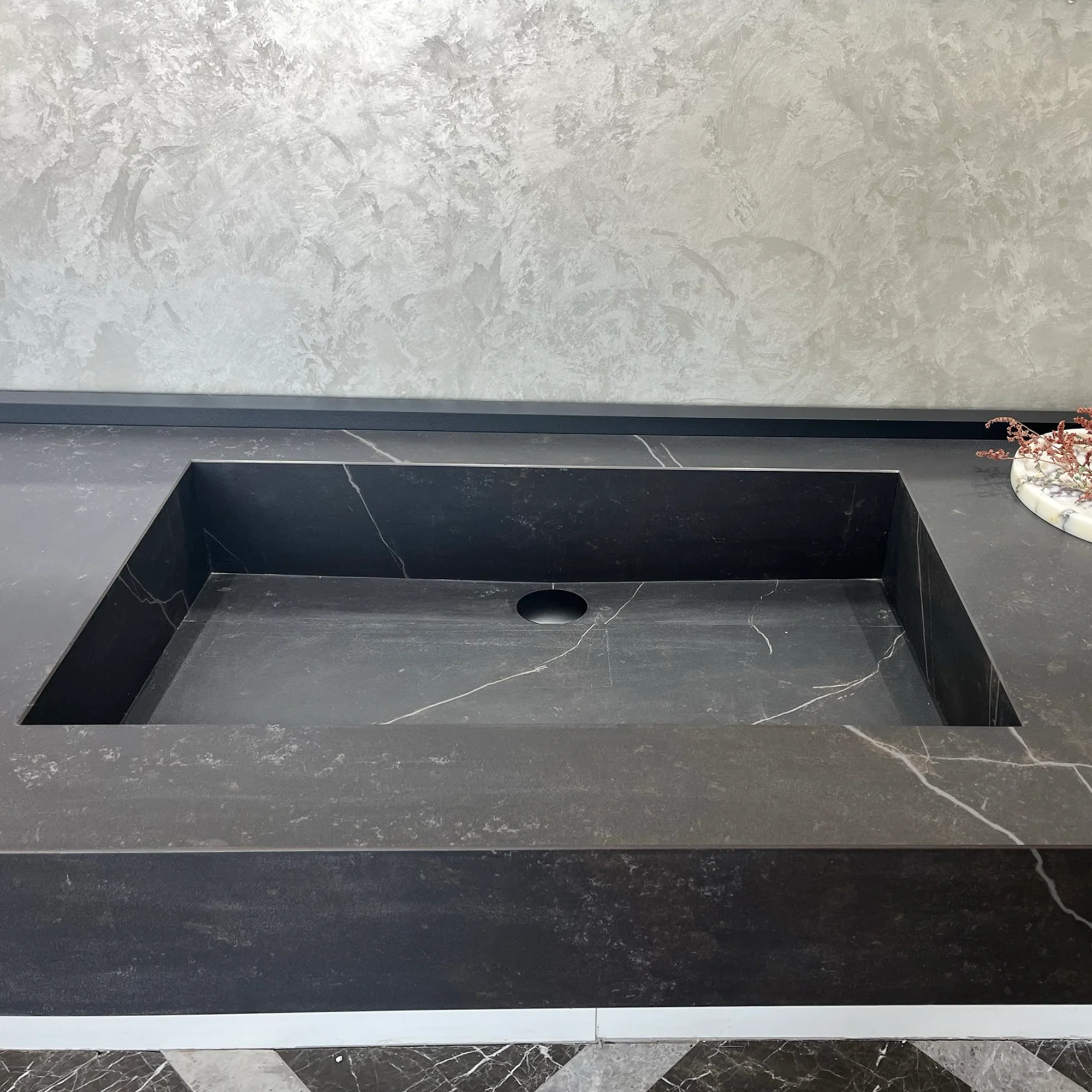 HANDCRAFTED DEKTON KELYA ENGINEERED PORCELAIN SINK (ES-067) - Image 14