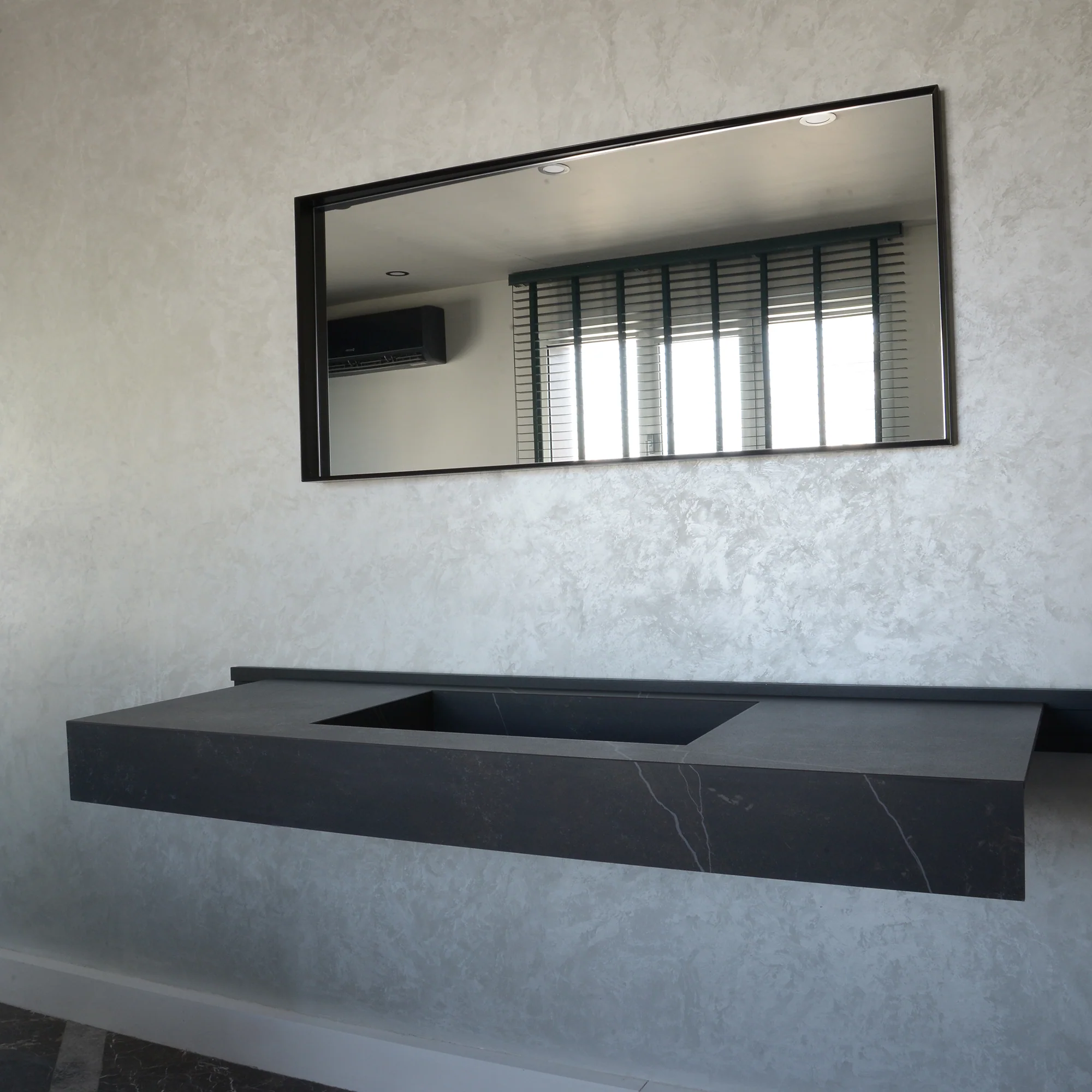 HANDCRAFTED DEKTON KELYA ENGINEERED PORCELAIN SINK (ES-067) - Image 4