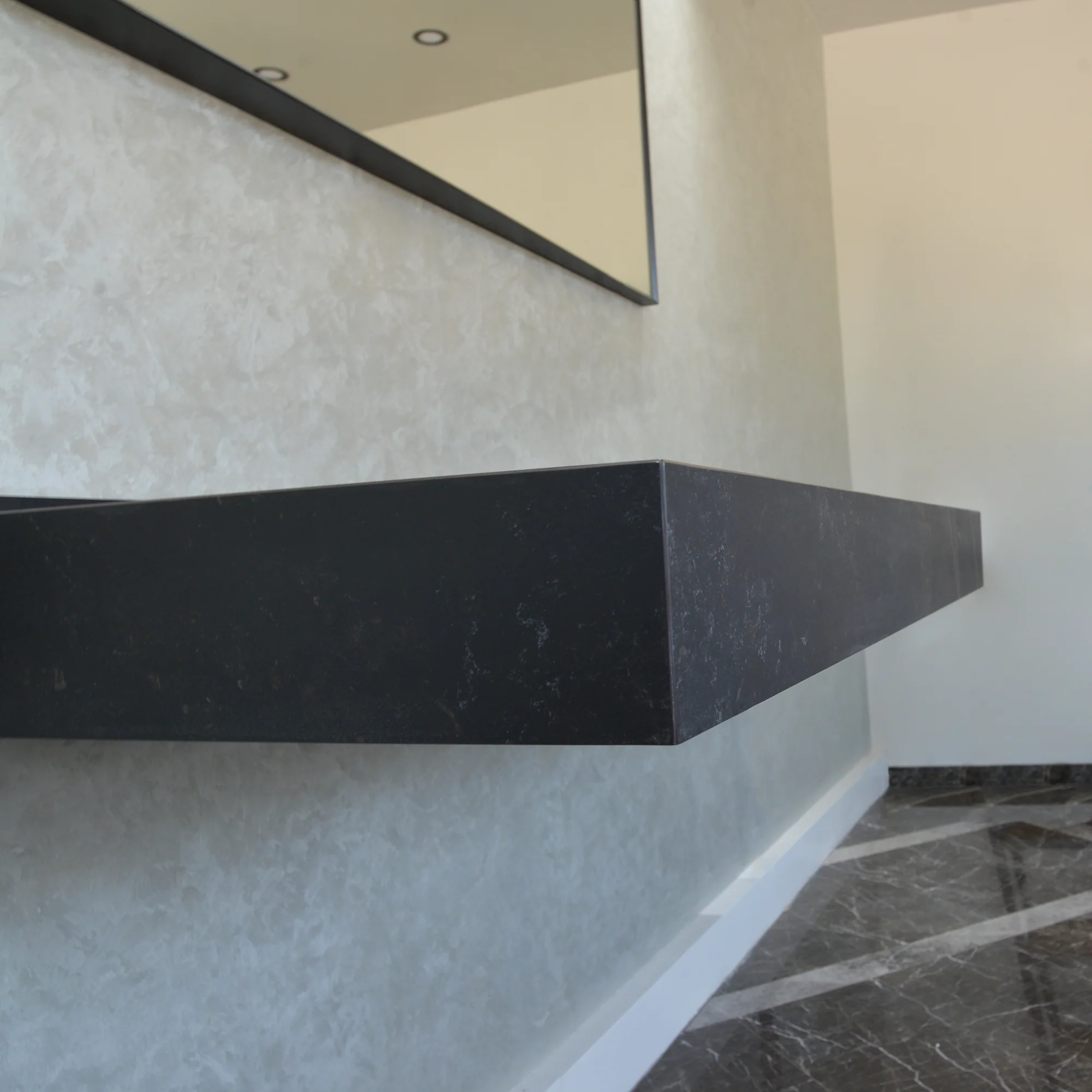 HANDCRAFTED DEKTON KELYA ENGINEERED PORCELAIN SINK (ES-067) - Image 6