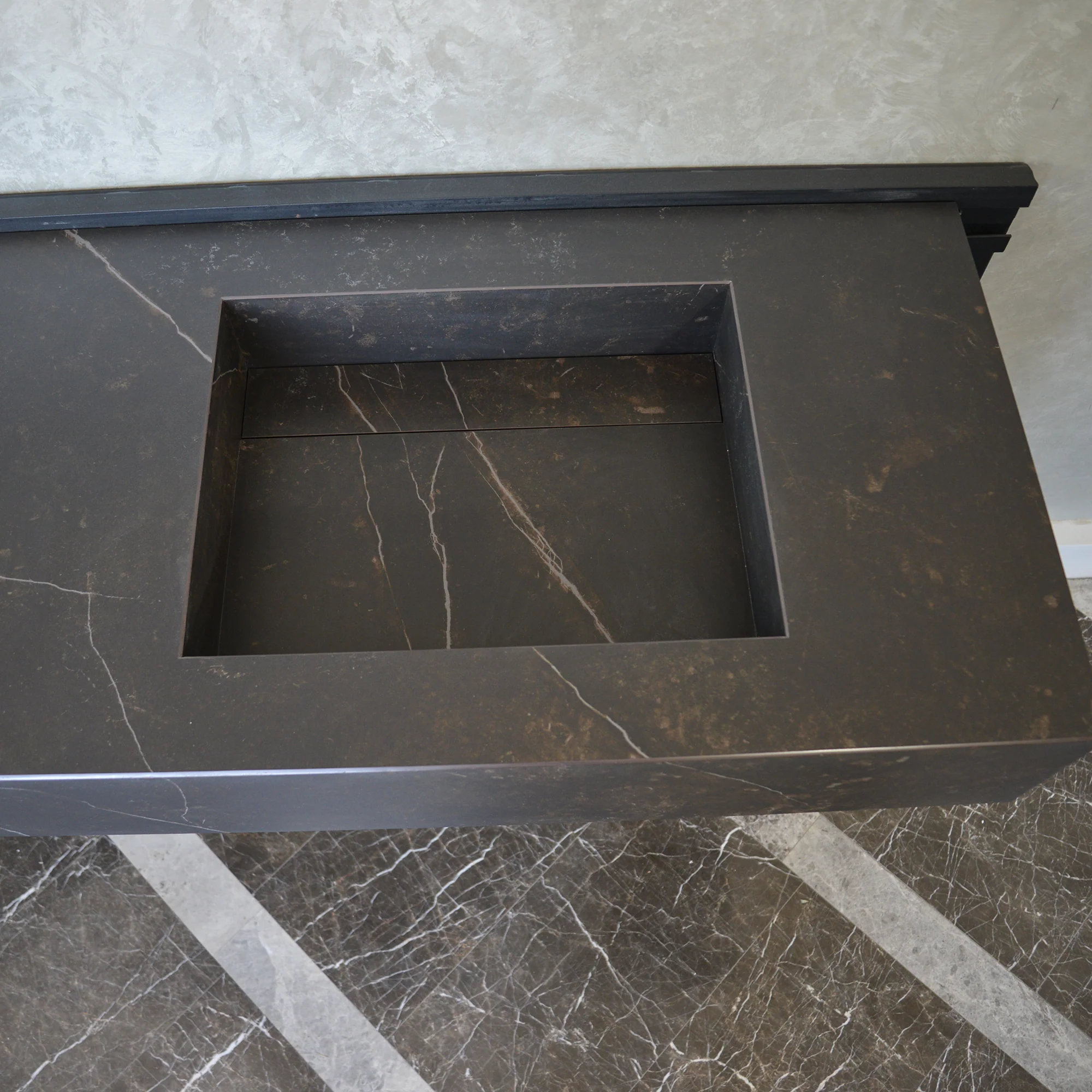 HANDCRAFTED DEKTON KELYA HIGH ENGINEERED PORCELAIN DOUBLE SINK (ES-107) - Image 8