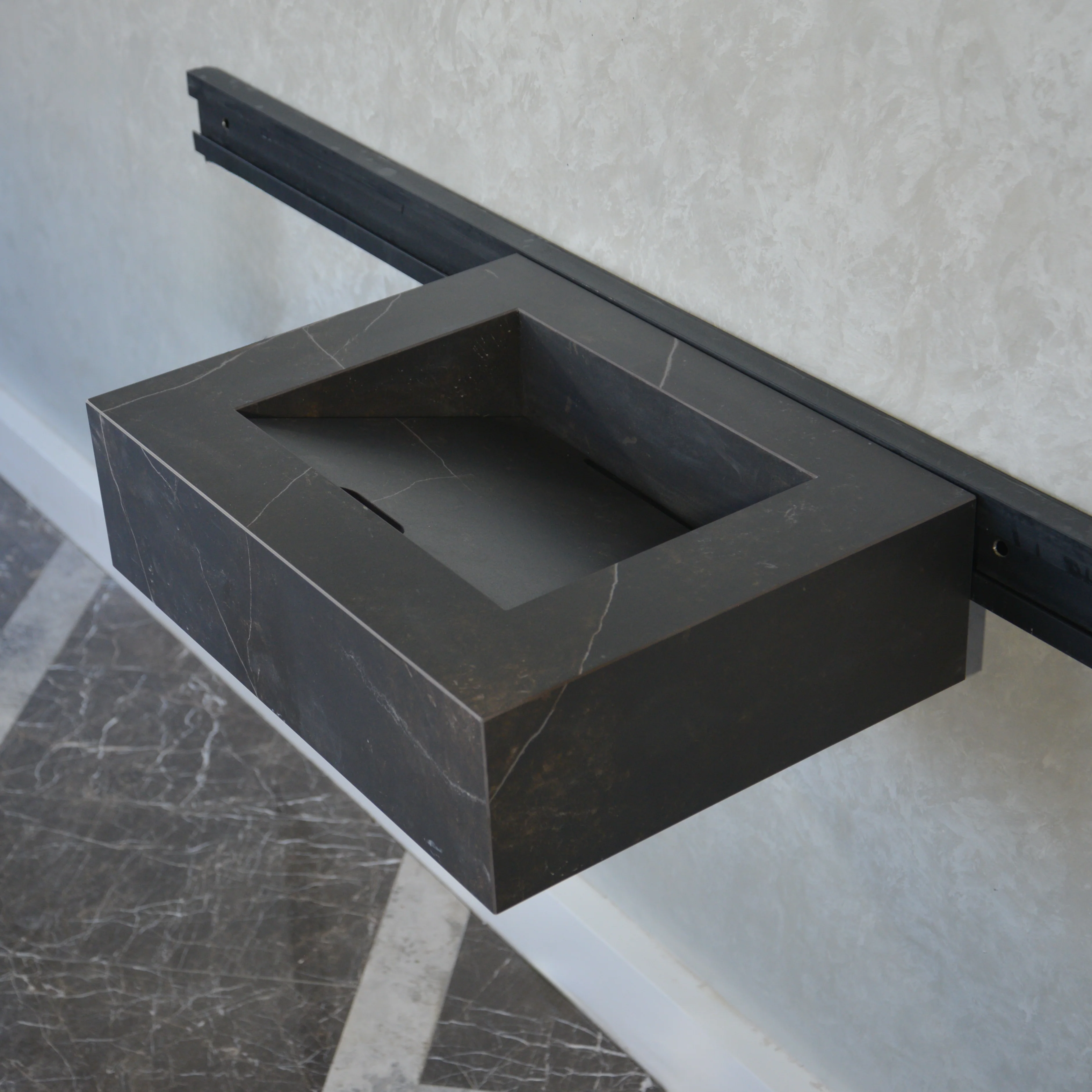HANDCRAFTED DEKTON KELYA HIGH ENGINEERED PORCELAIN SINK (ES-035) - Image 4