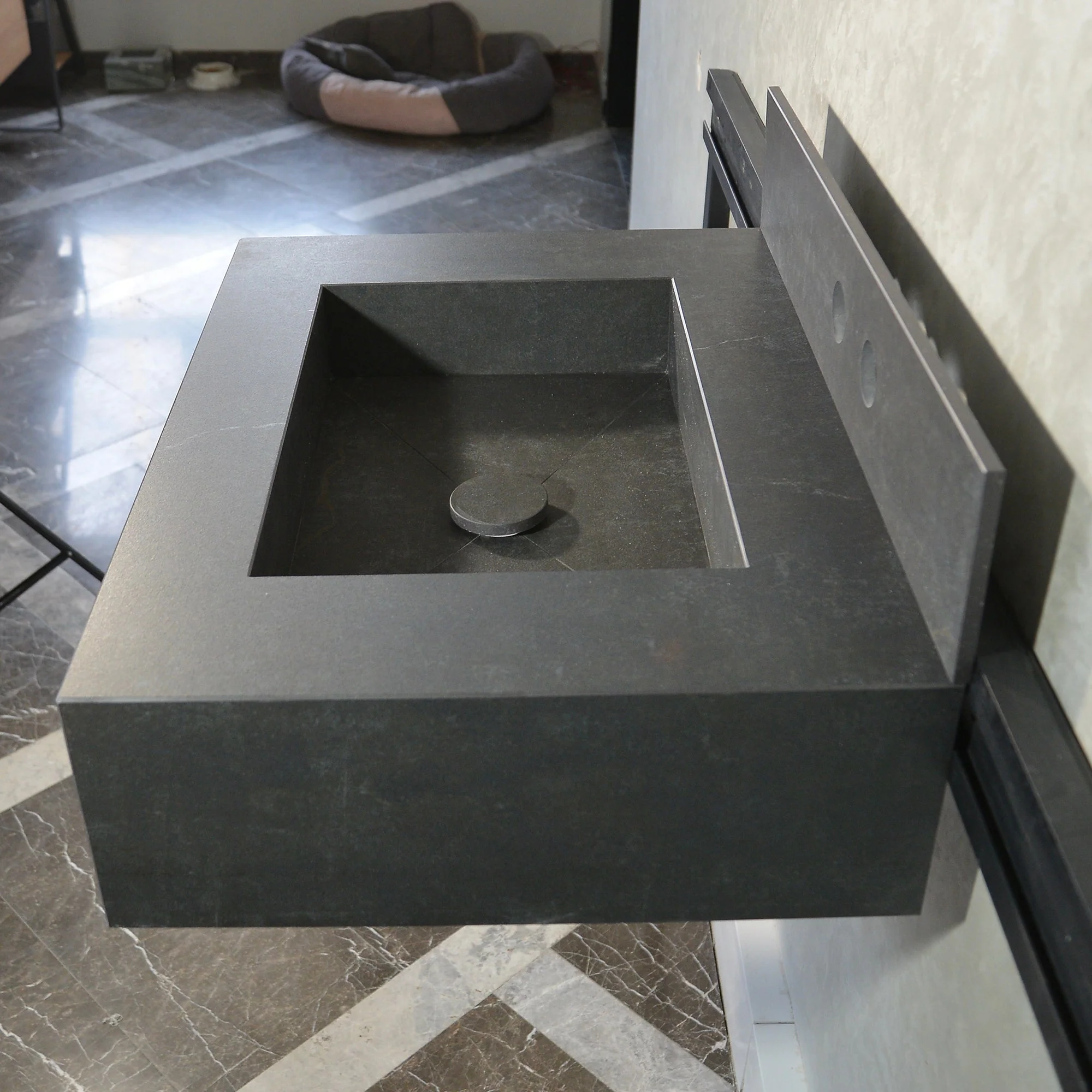HANDCRAFTED DEKTON LAOS ENGINEERED PORCELAIN SINK (ES-048) - Image 2